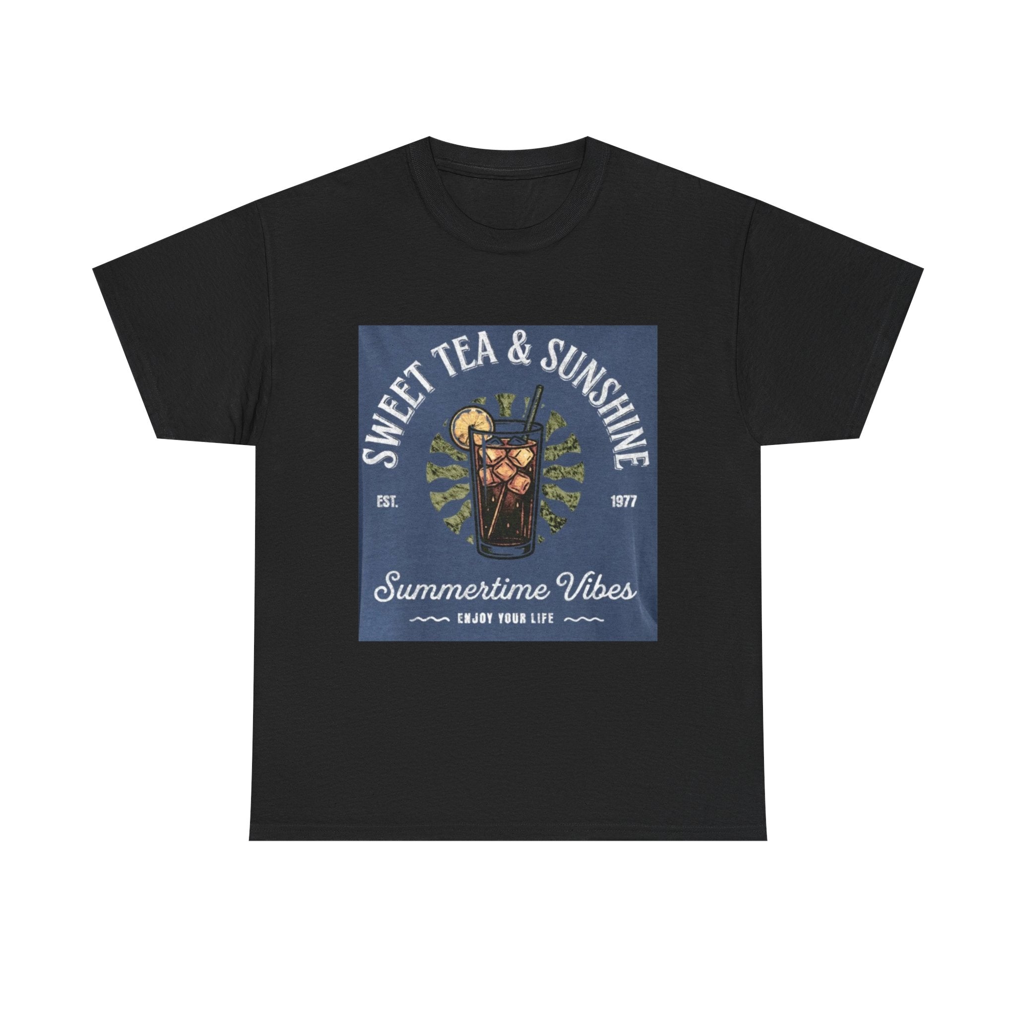 Sweet Tea & Sunshine Tee — Summertime Vibes Iced Tea Graphic T-Shirt