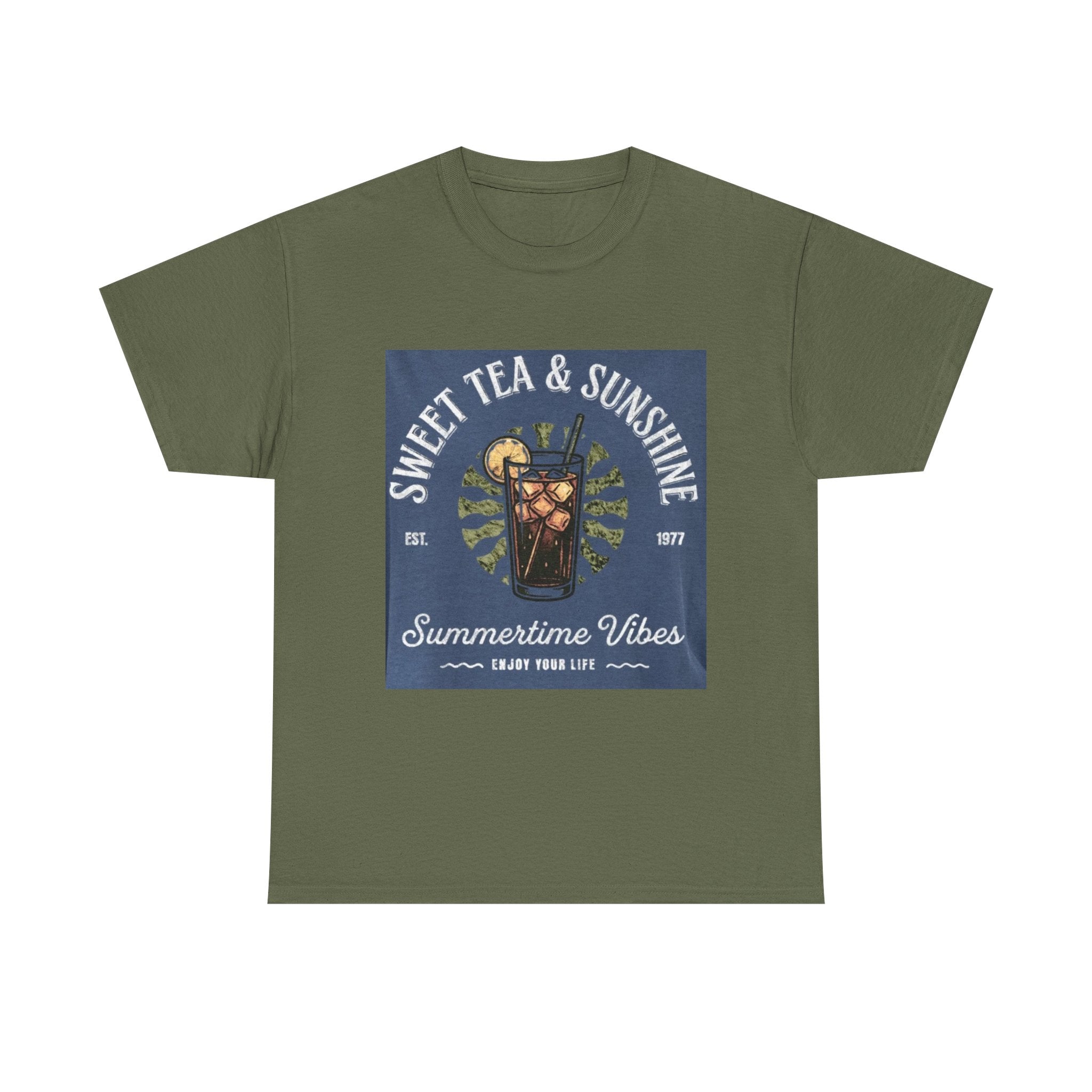 Sweet Tea & Sunshine Tee — Summertime Vibes Iced Tea Graphic T-Shirt
