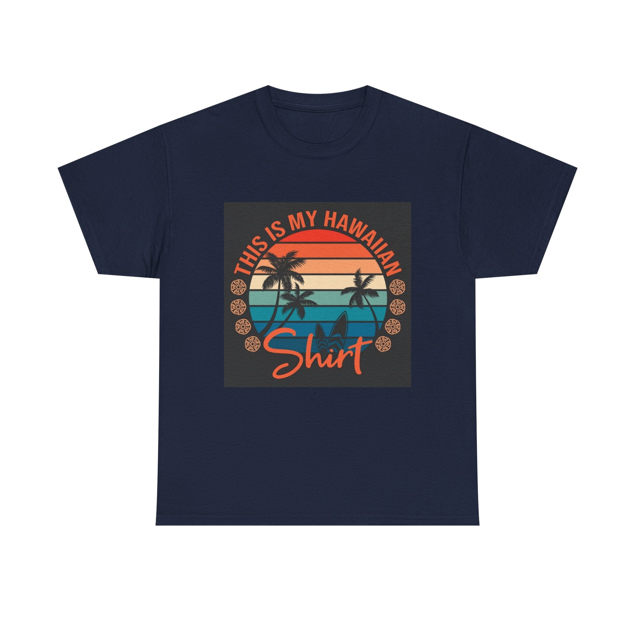 This Is My Hawaiian Shirt Tee — Vintage Sunset Palm Beach T-Shirt