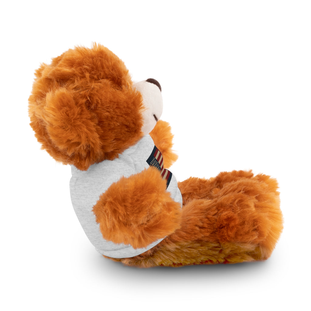 American Flag Teddy Bear with Tee — Patriotic Plush Gift