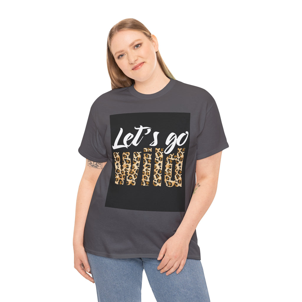 Let's Go Wild Leopard Graphic Tee