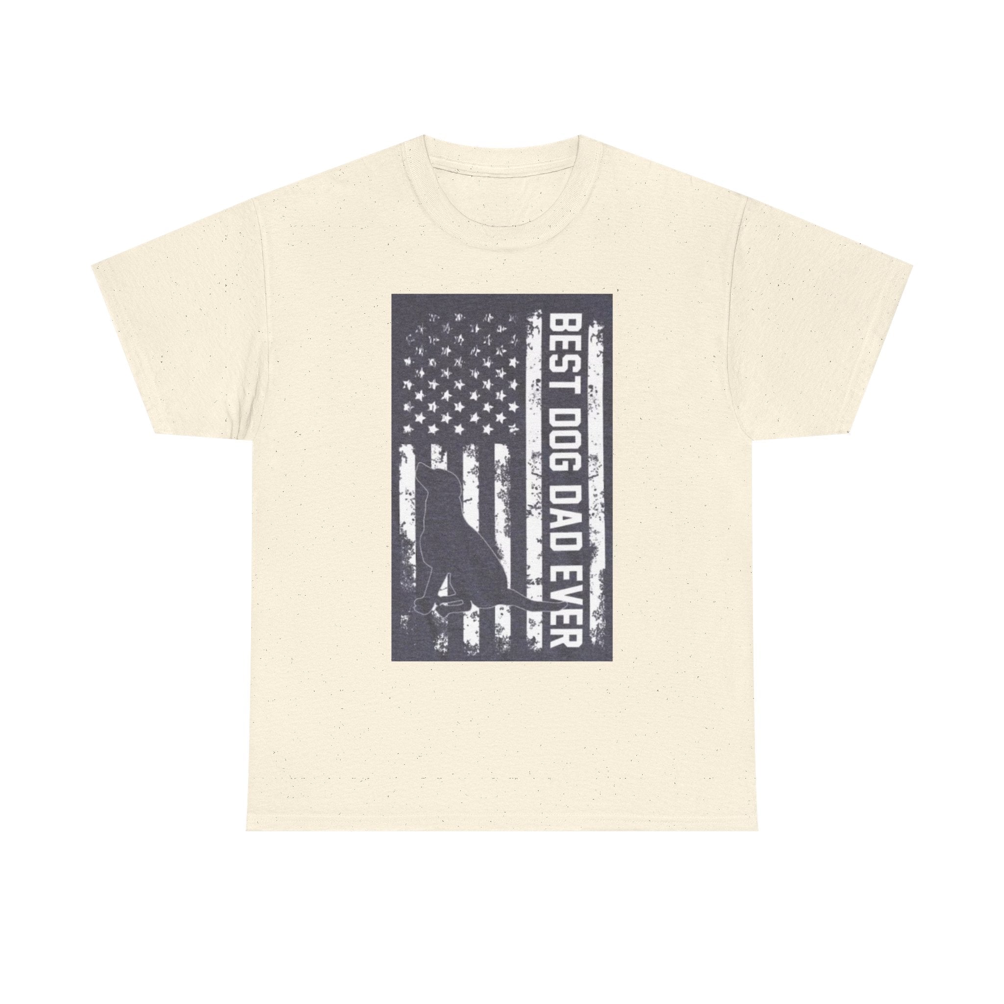 Best Dog Dad Ever T-Shirt – Patriotic American Flag Dog Dad Tee