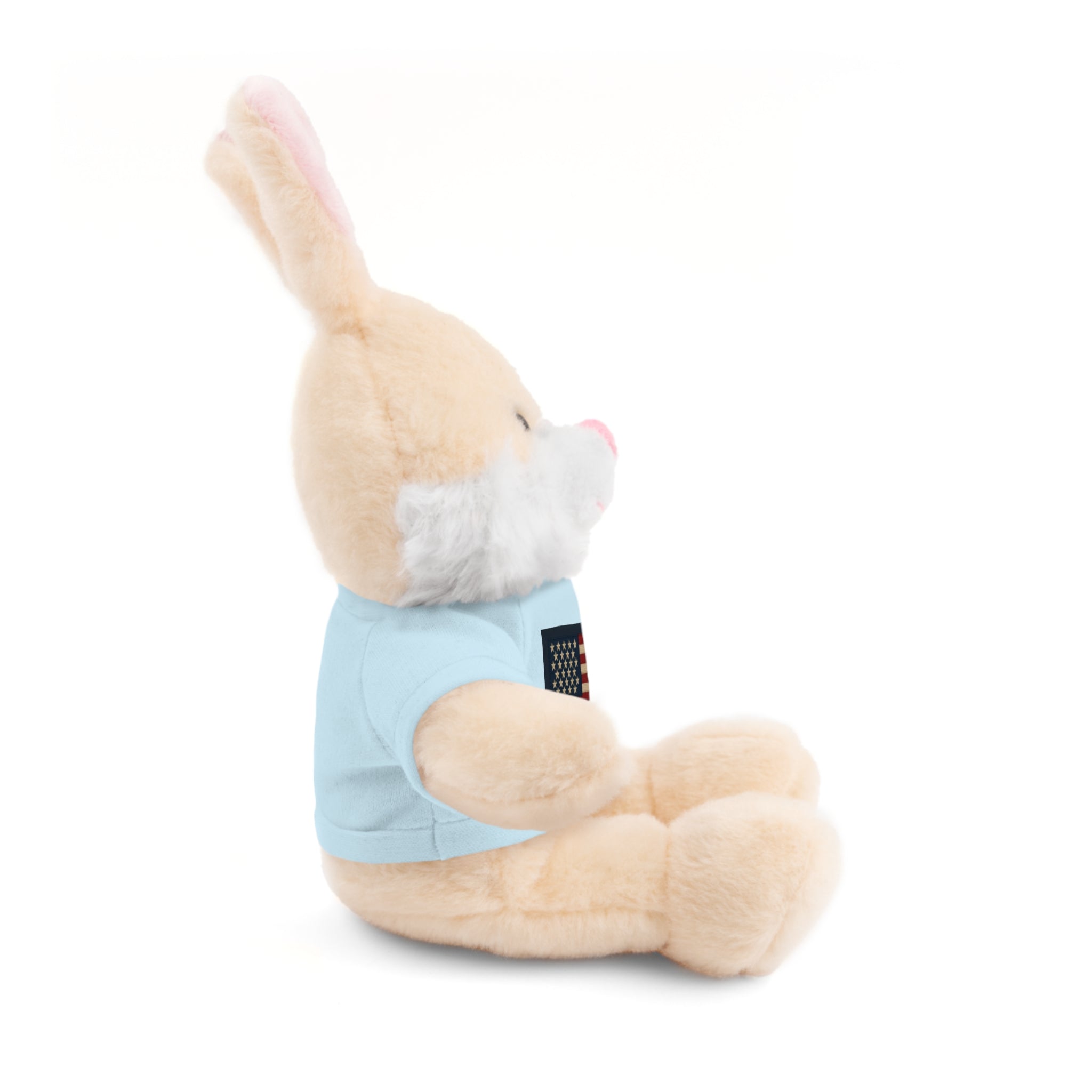 American Flag Teddy Bear with Tee — Patriotic Plush Gift