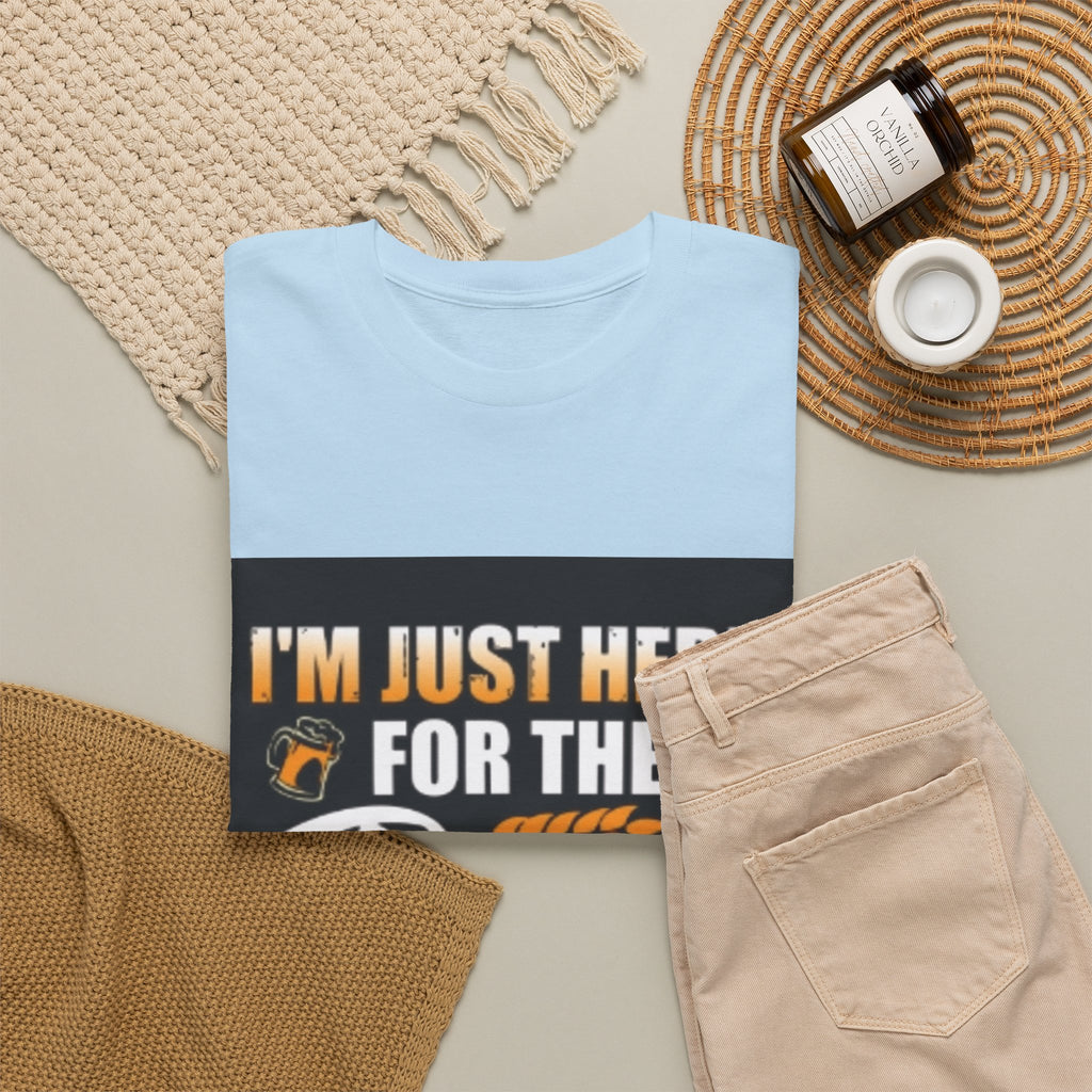 I'm Just Here for the Beer T-Shirt — Funny Beer Drinking Tee for Parties & Oktoberfest