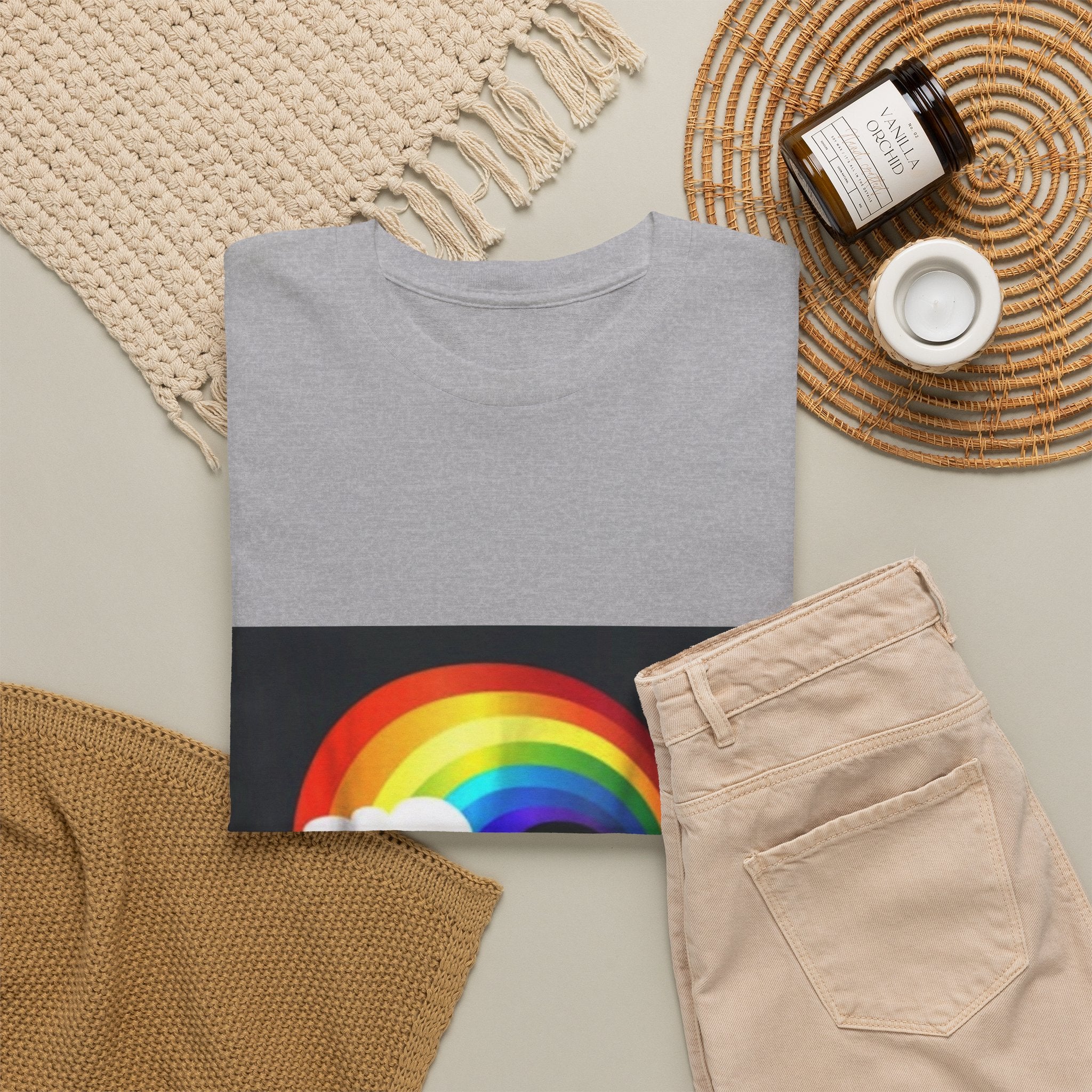 Rainbow Clouds T-Shirt — Bright Pride Graphic Tee