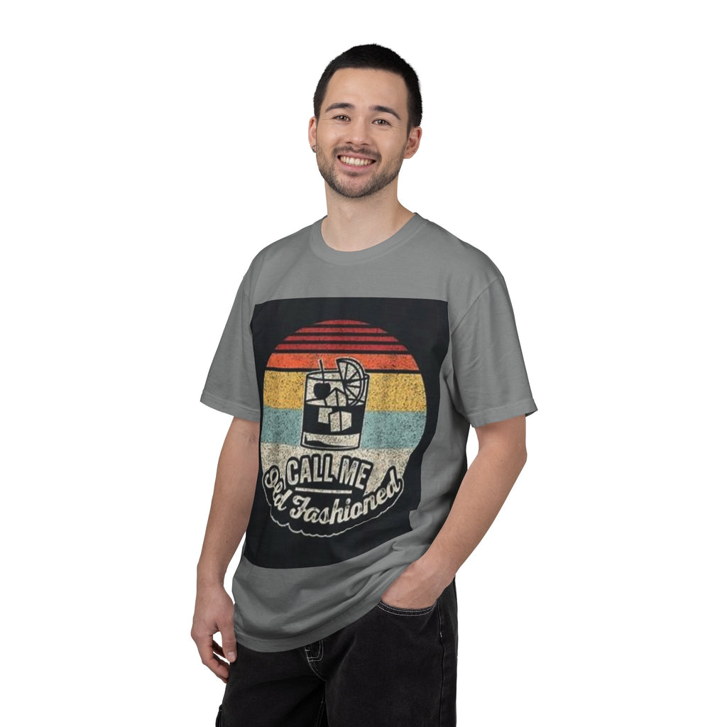 T-Shirt — "Call Me Old Fashioned" Retro Cocktail Graphic Tee