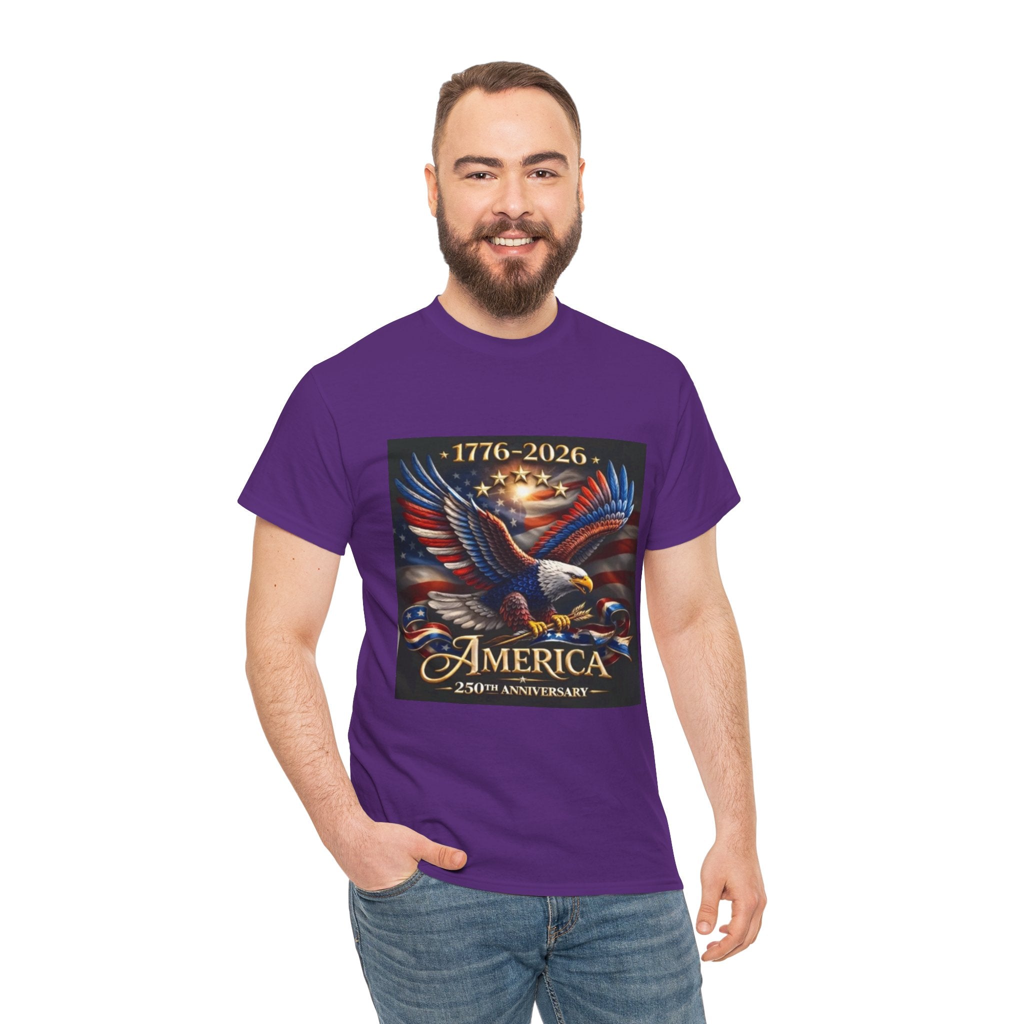 America 250th Anniversary T-Shirt — 1776–2026 Patriotic Eagle Tee