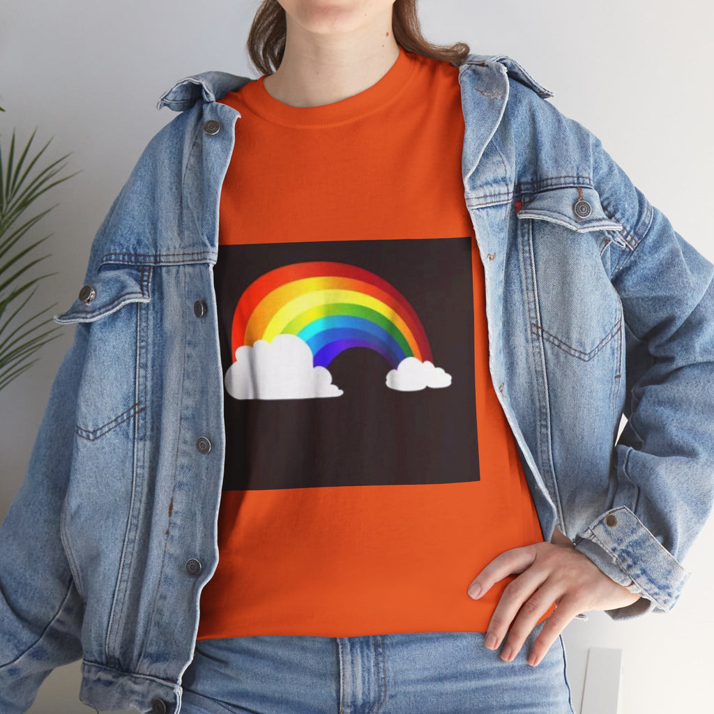 Rainbow Clouds T-Shirt — Bright Pride Graphic Tee
