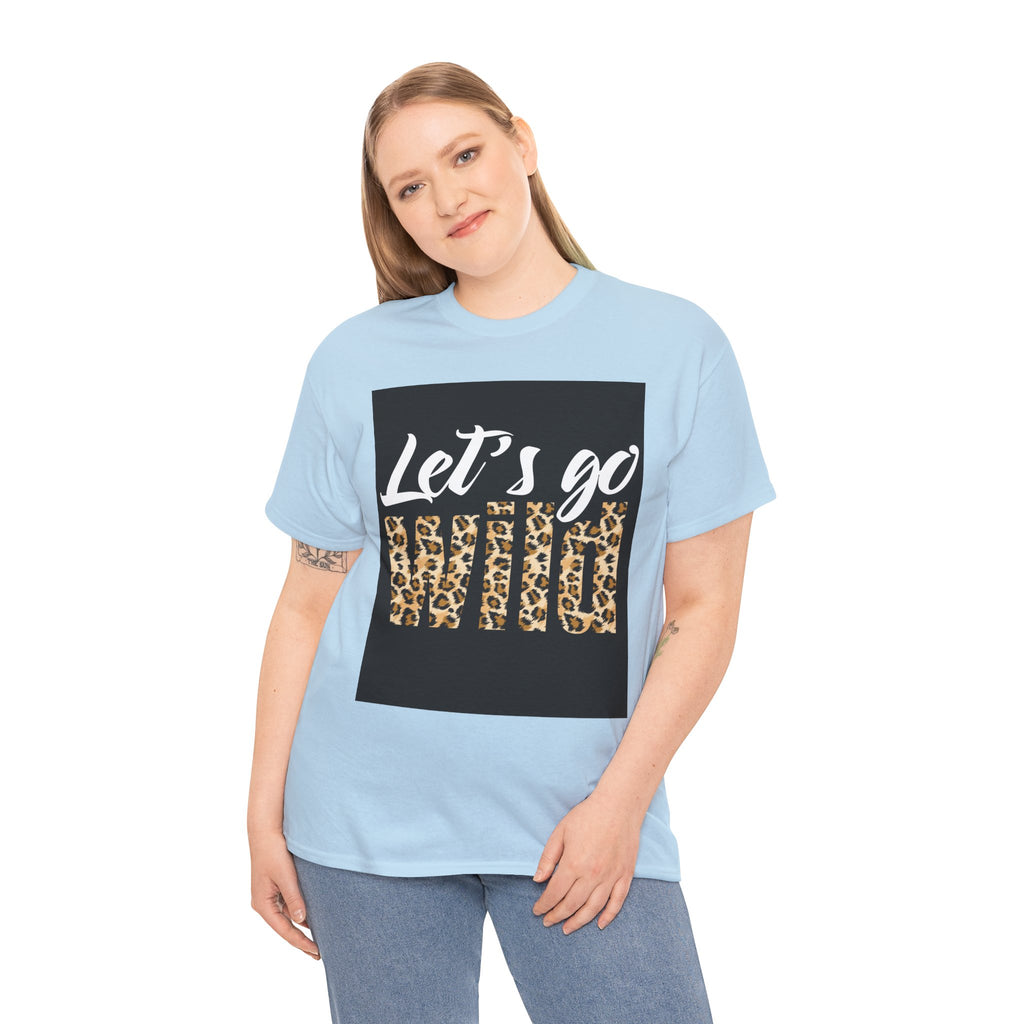 Let's Go Wild Leopard Graphic Tee