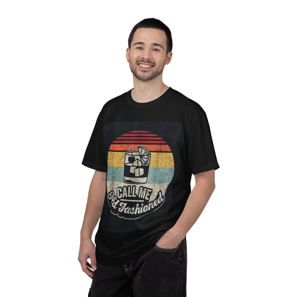 T-Shirt — "Call Me Old Fashioned" Retro Cocktail Graphic Tee
