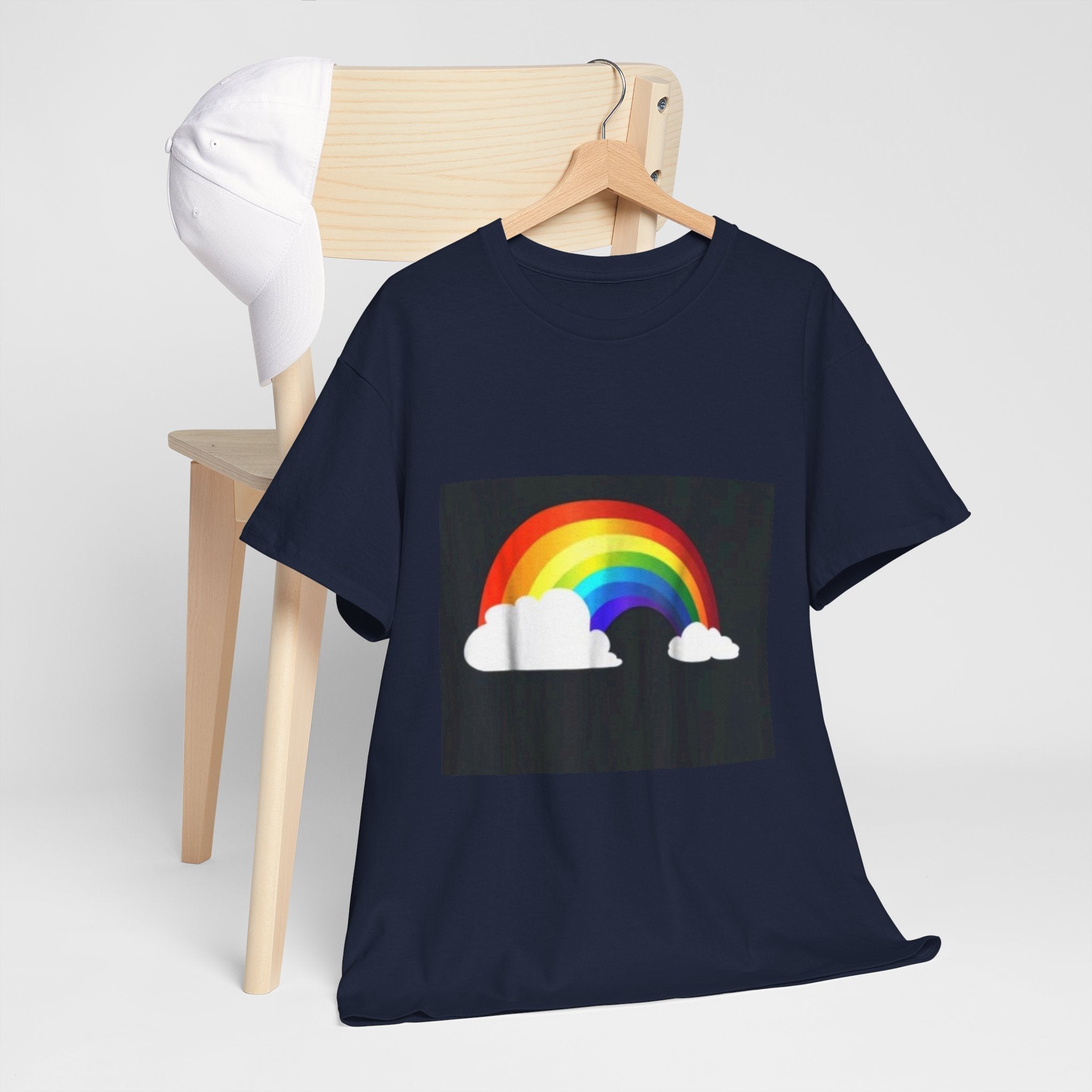 Rainbow Clouds T-Shirt — Bright Pride Graphic Tee