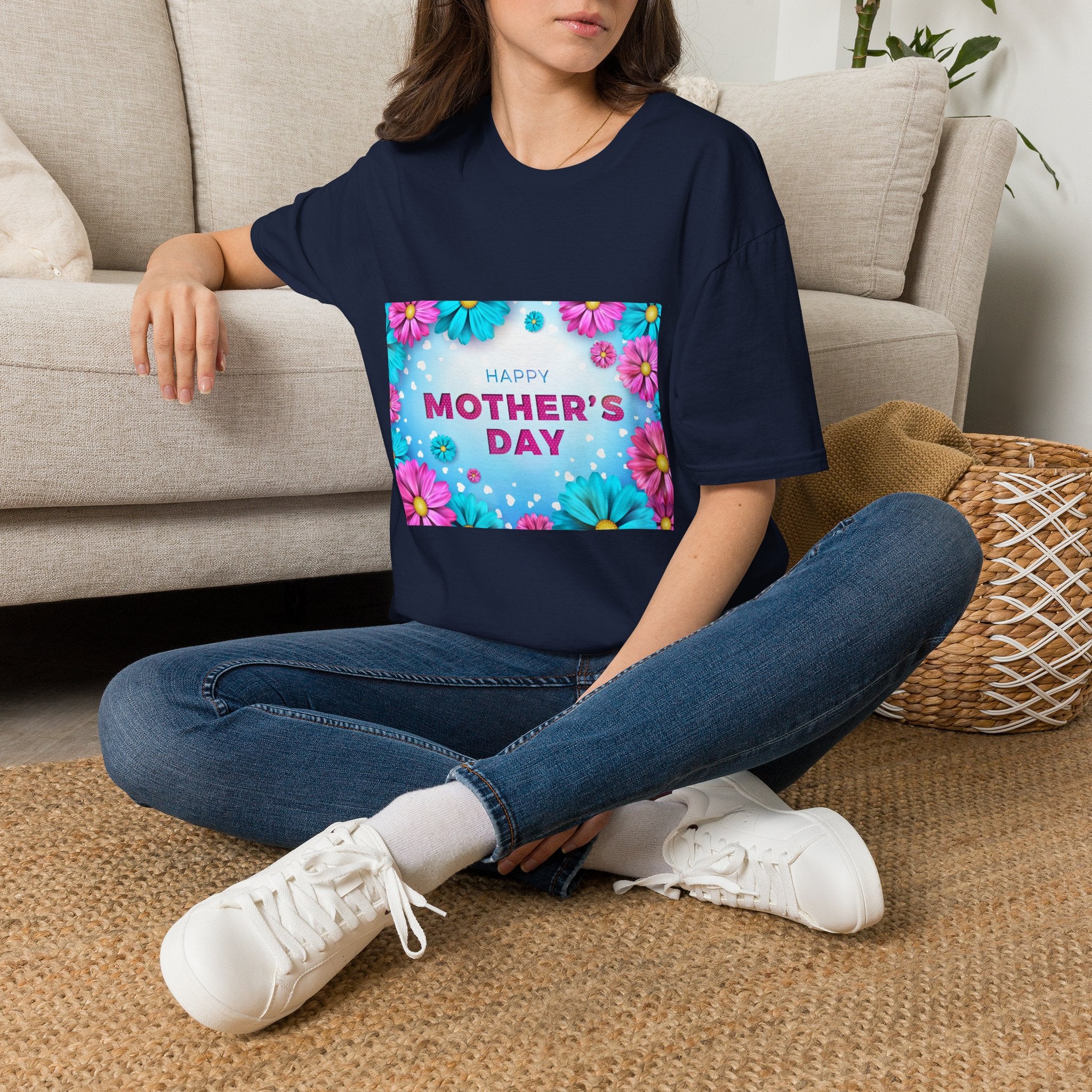 Mother's Day Floral T-Shirt — Happy Mother's Day Celebration Tee