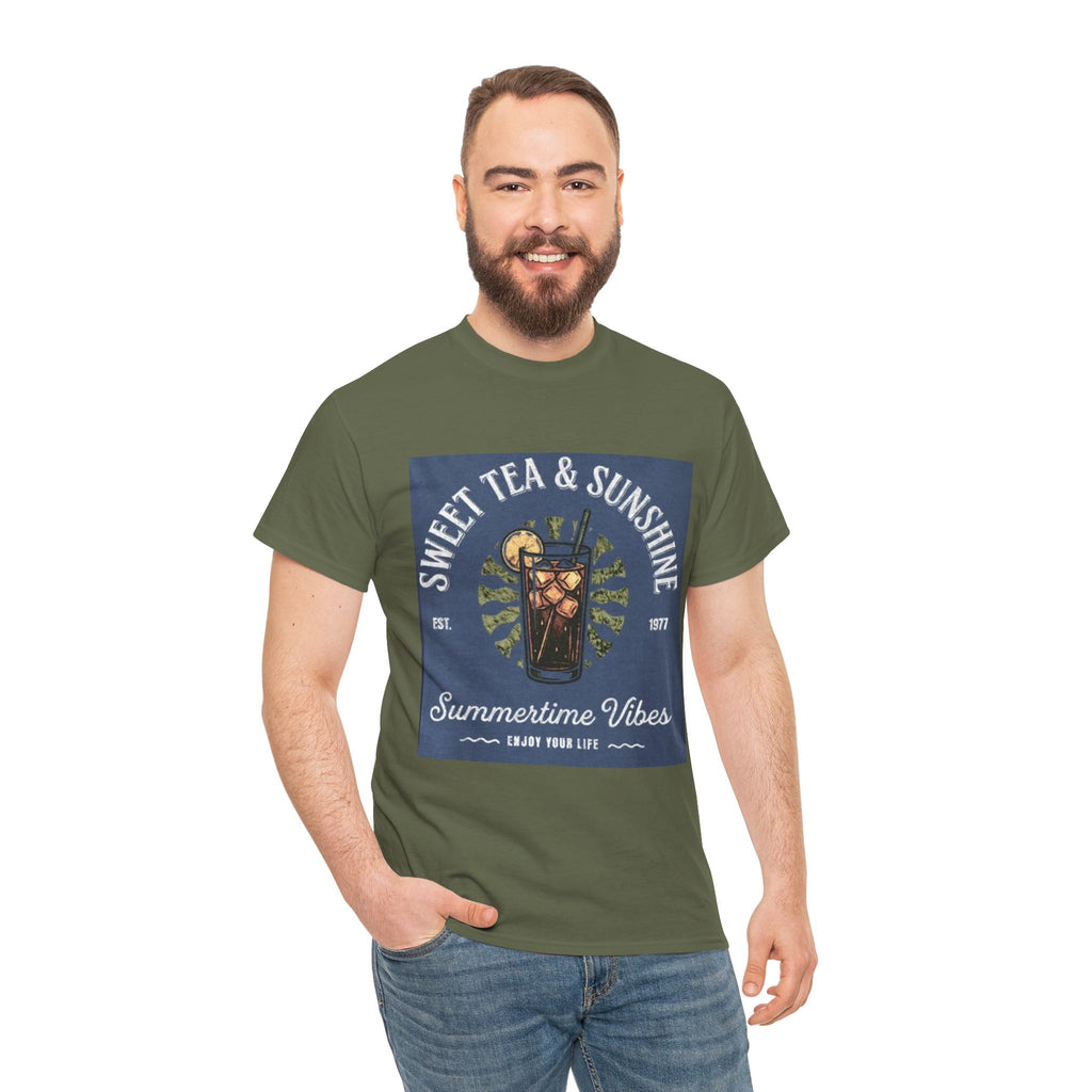 Sweet Tea & Sunshine Tee — Summertime Vibes Iced Tea Graphic T-Shirt