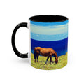 Coastal Landscape Accent Coffee Mug – Ocean View Beach Scene (11/15oz)