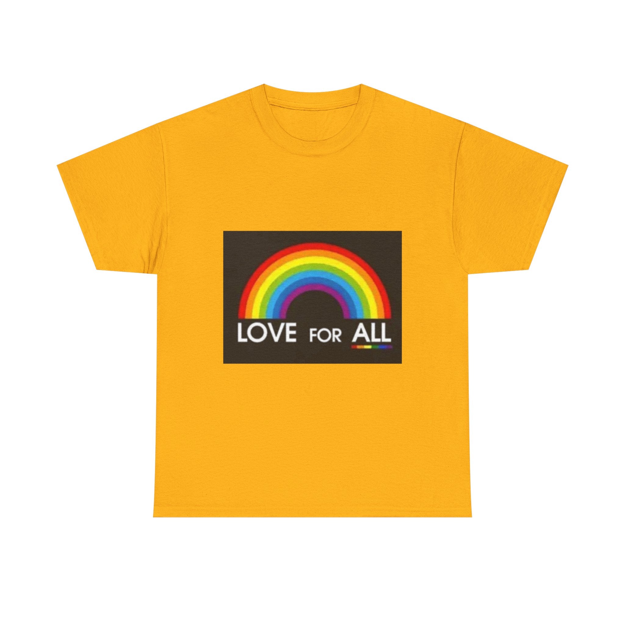 T-Shirt — 'Love For All' Rainbow Pride Tee