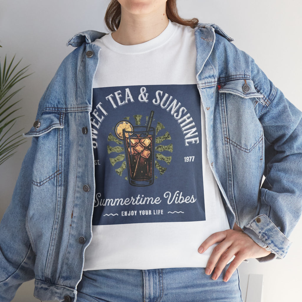 Sweet Tea & Sunshine Tee — Summertime Vibes Iced Tea Graphic T-Shirt