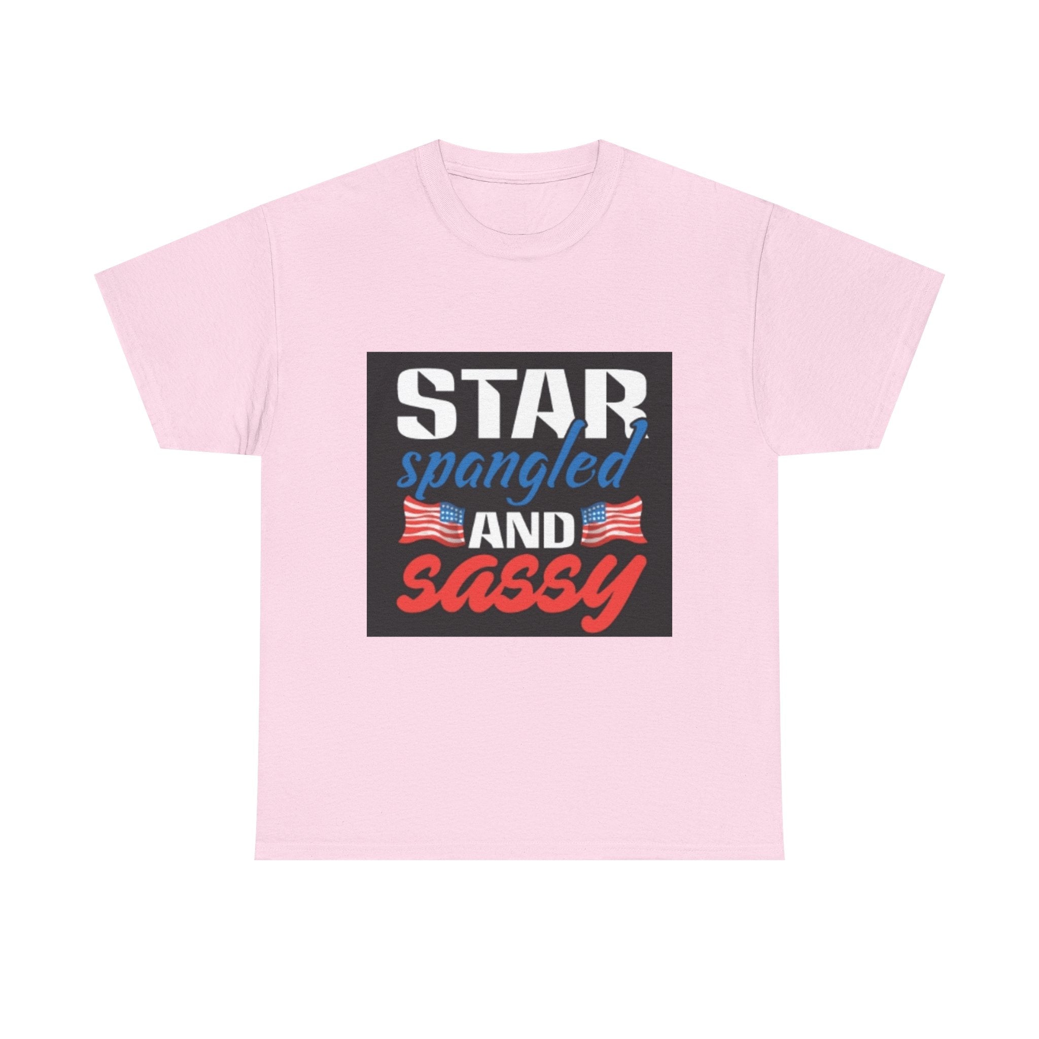 Star Spangled and Sassy Tee — Patriotic 4th of July Shirt with Flags