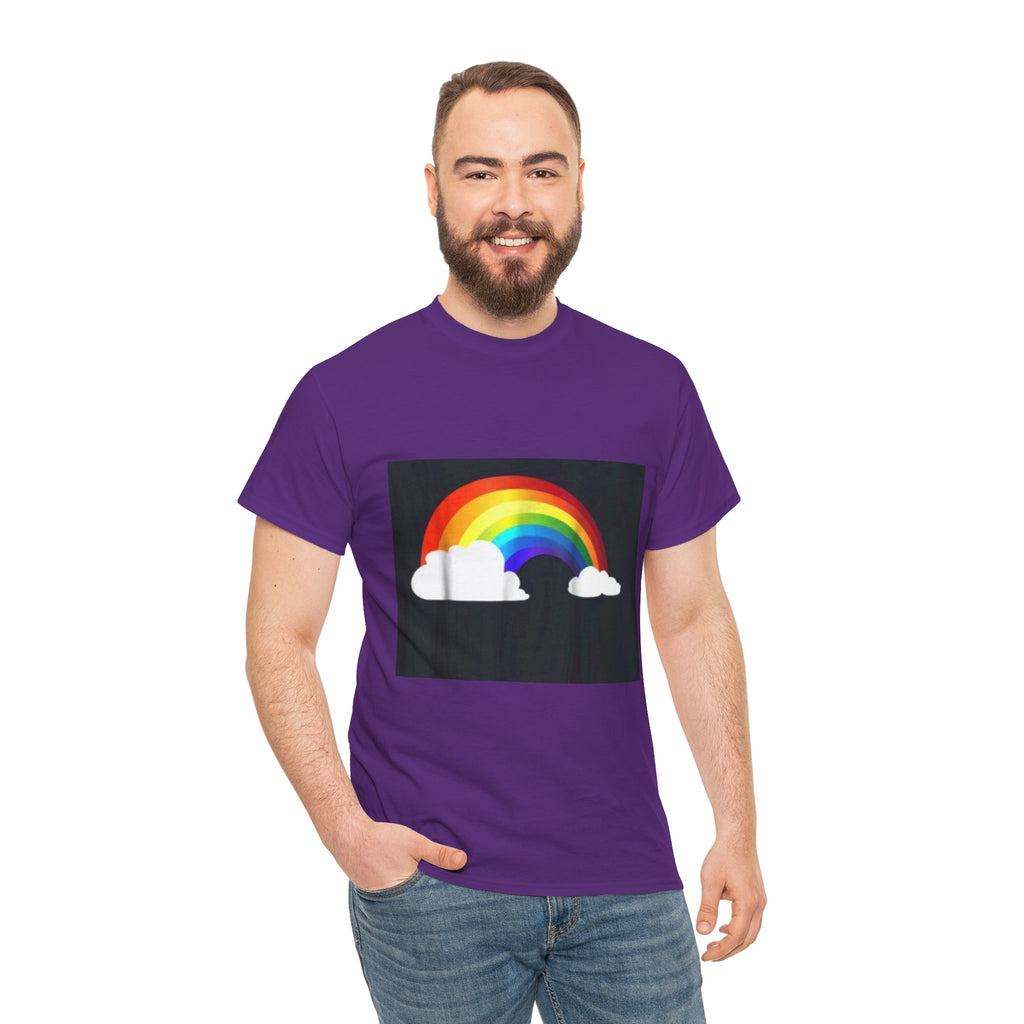 Rainbow Clouds T-Shirt — Bright Pride Graphic Tee