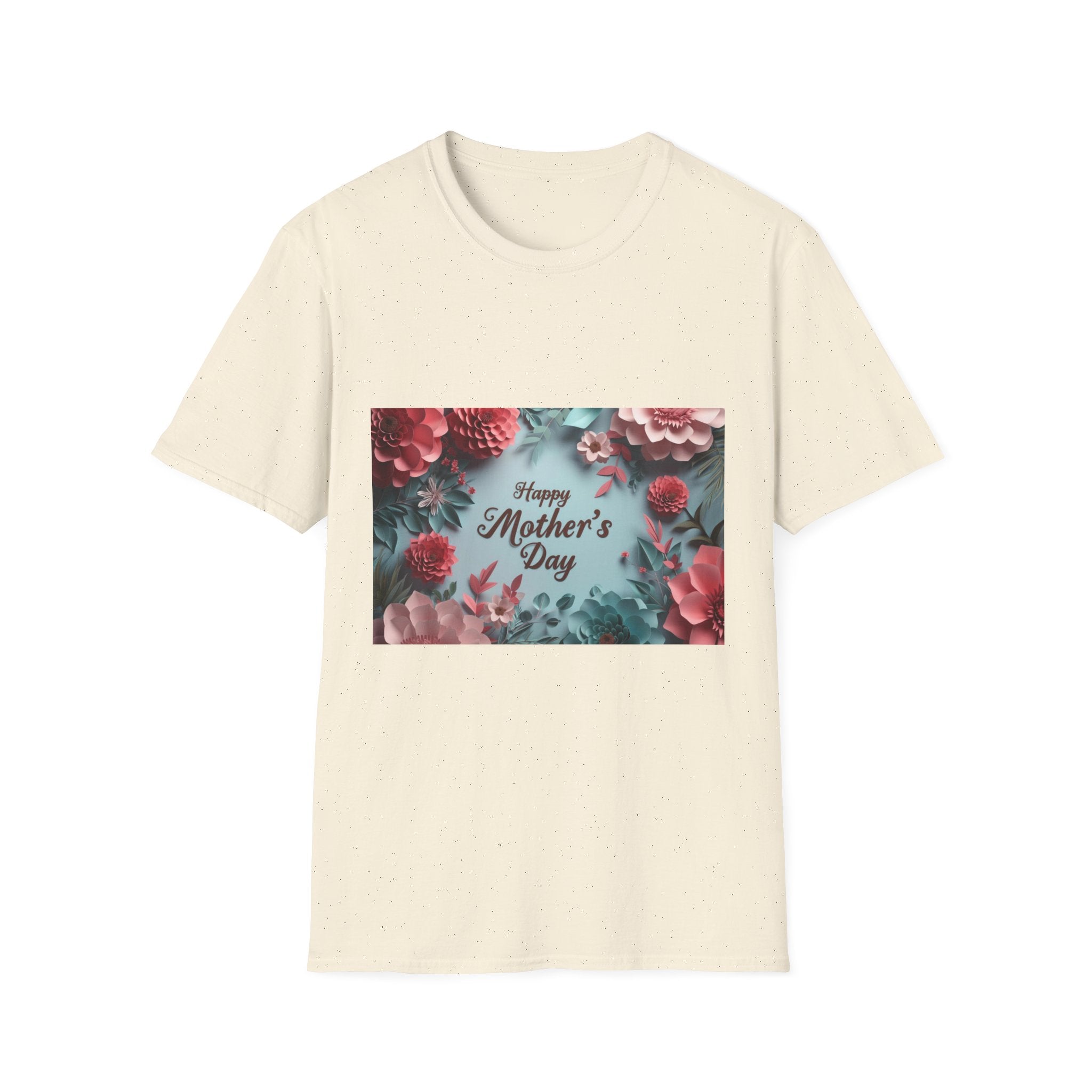 Mother's Day Floral T-Shirt — "Happy Mother's Day" Garden Bouquet Tee