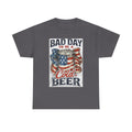 Bad Day to Be a Cold Beer T-Shirt — American Flag Beer Can Graphic Tee
