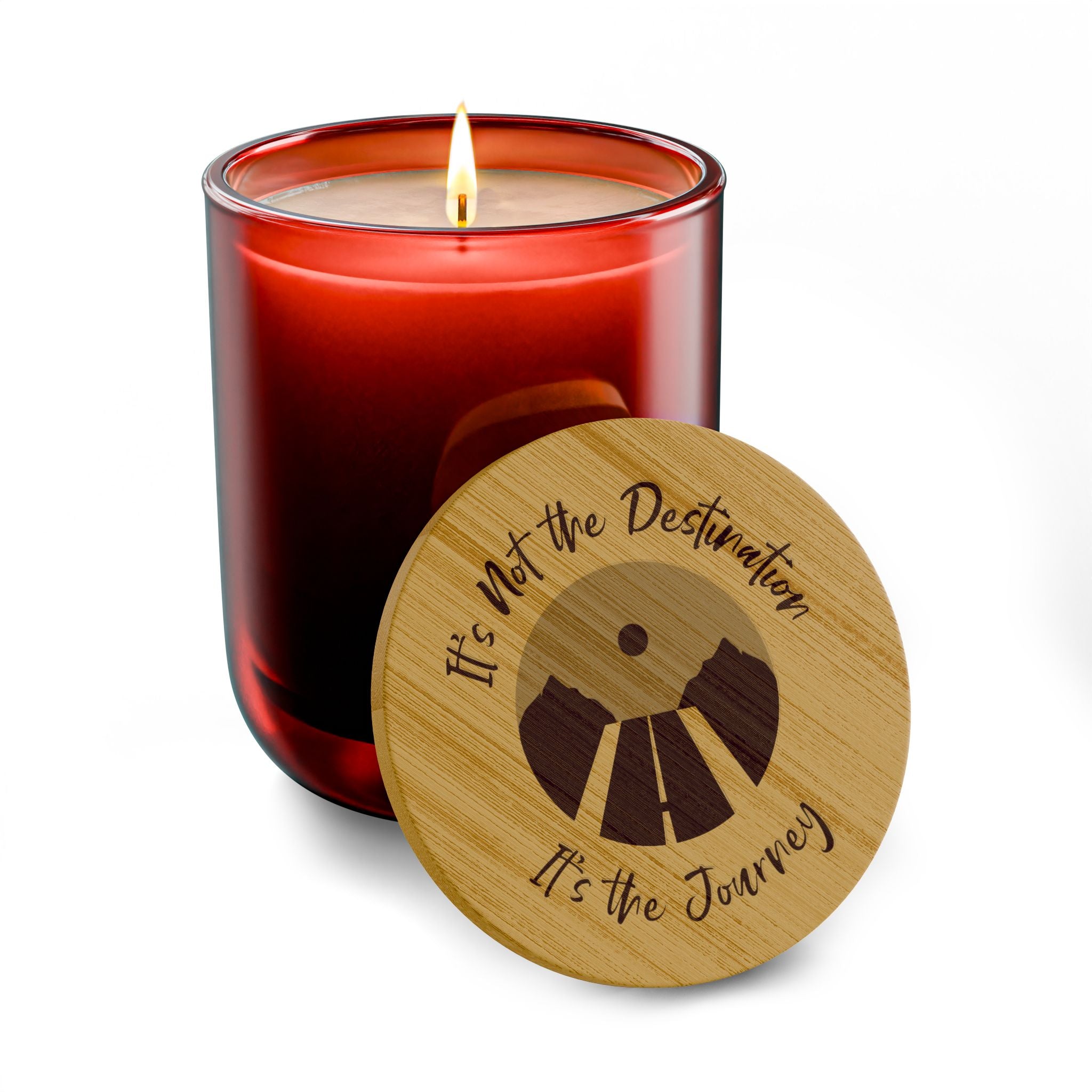 Engraved 14oz Soy Candle – “It’s Not the Destination, It’s the Journey”