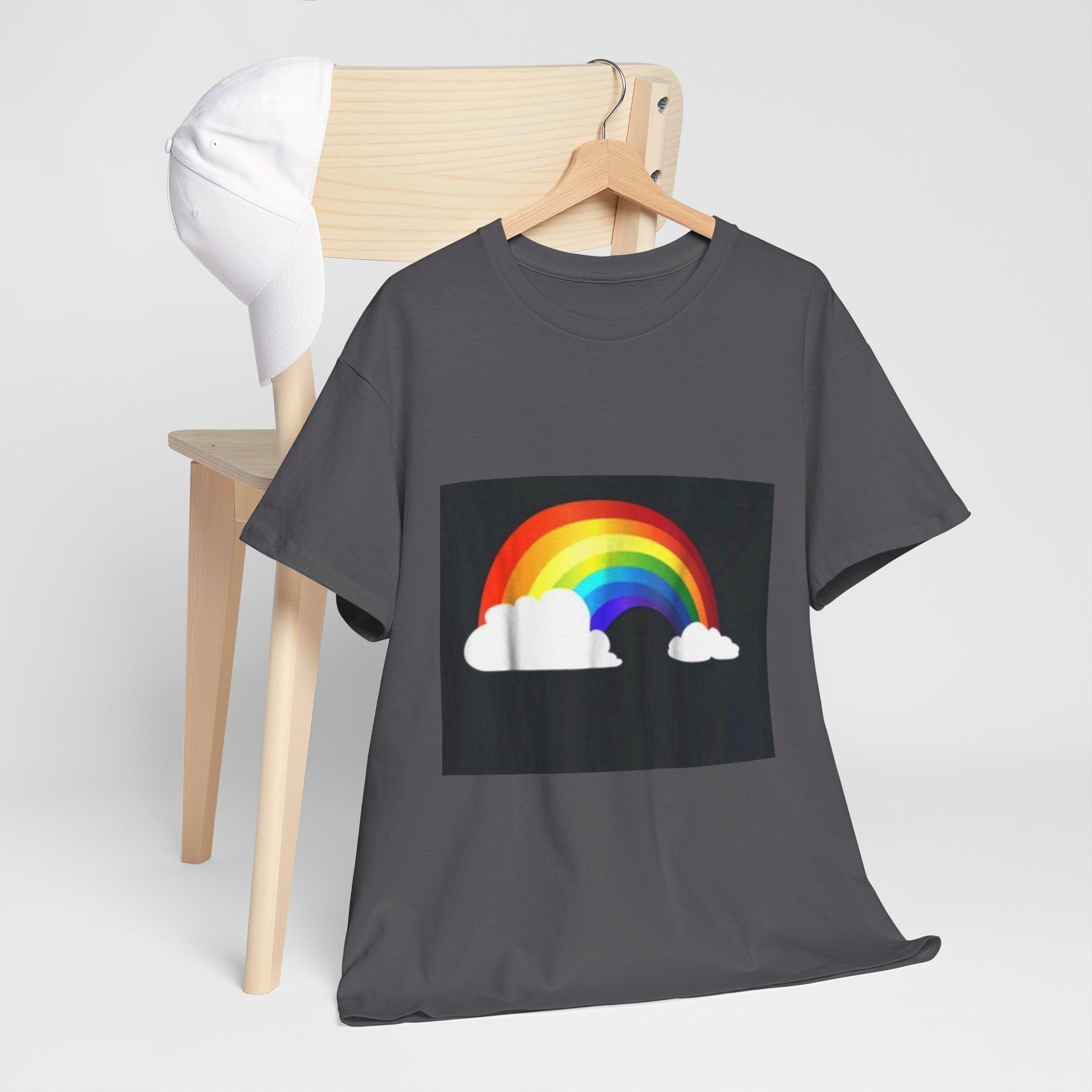 Rainbow Clouds T-Shirt — Bright Pride Graphic Tee