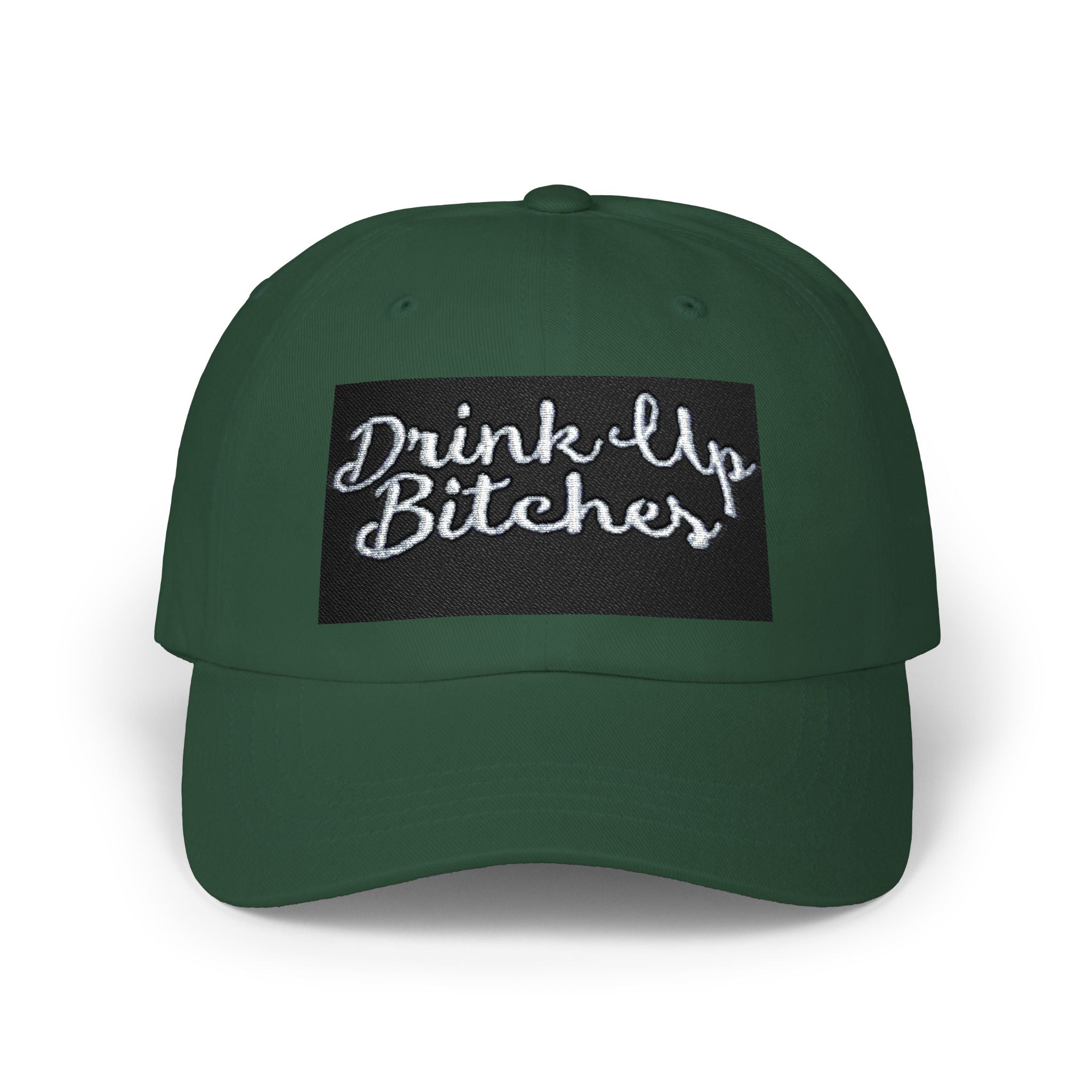 Dad Cap - "Drink Up Bitches" Embroidered Funny Party Hat
