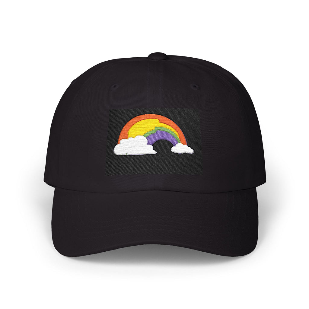 Dad Cap — Embroidered Rainbow Patch Baseball Hat