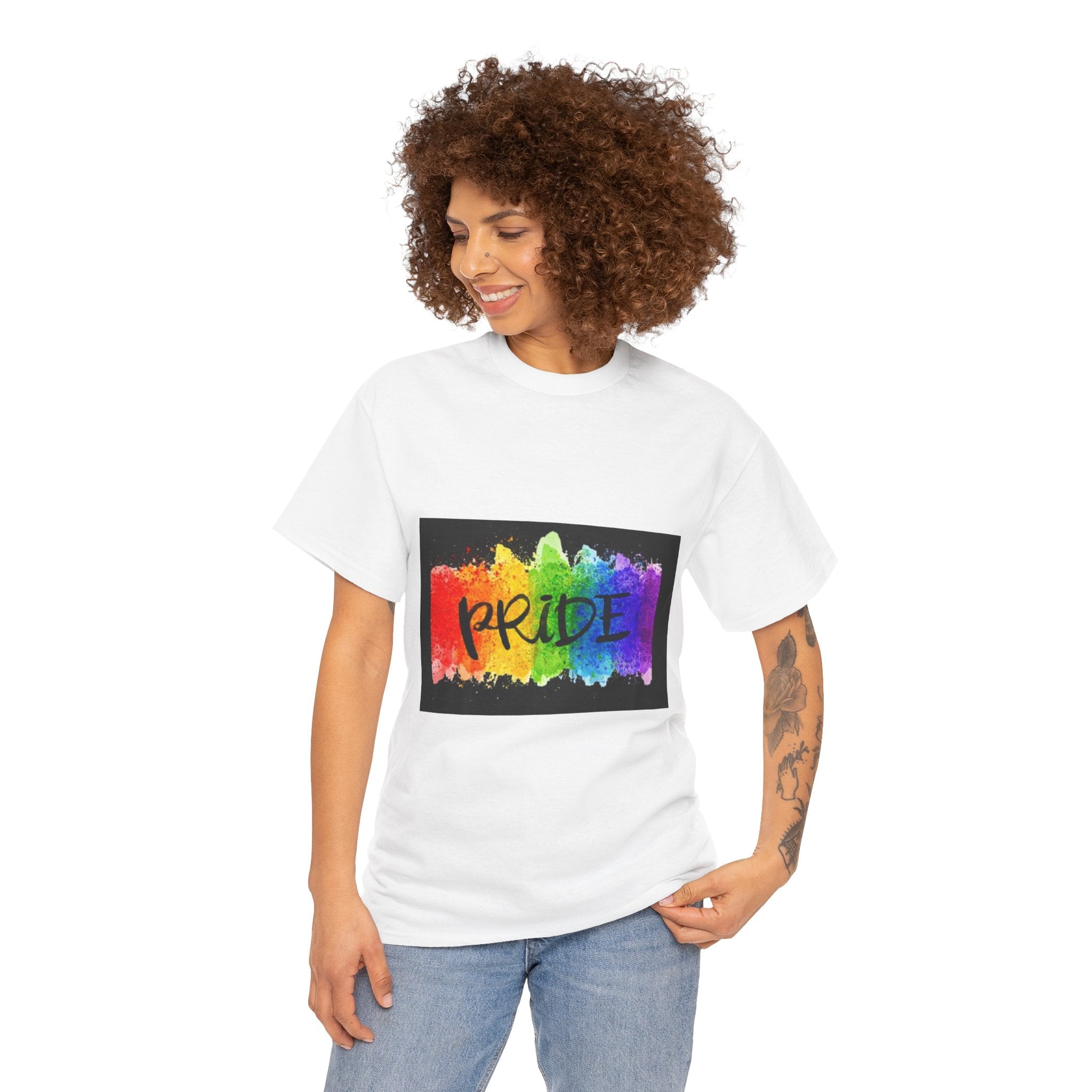 Pride Rainbow Paint Splash T-Shirt