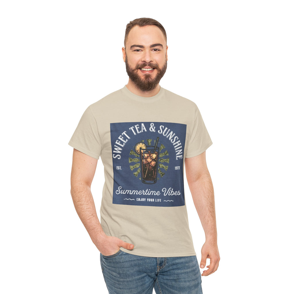 Sweet Tea & Sunshine Tee — Summertime Vibes Iced Tea Graphic T-Shirt