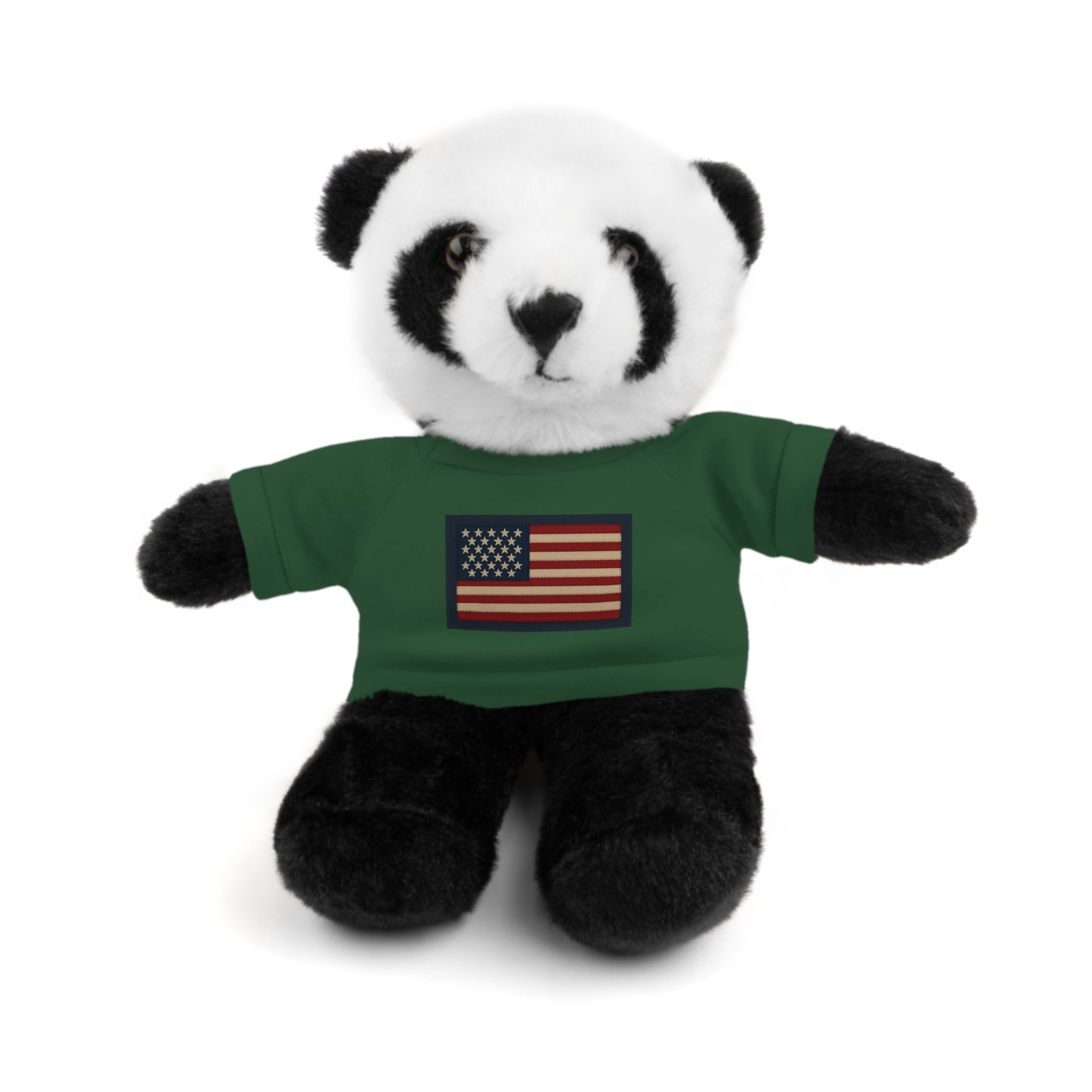 American Flag Teddy Bear with Tee — Patriotic Plush Gift