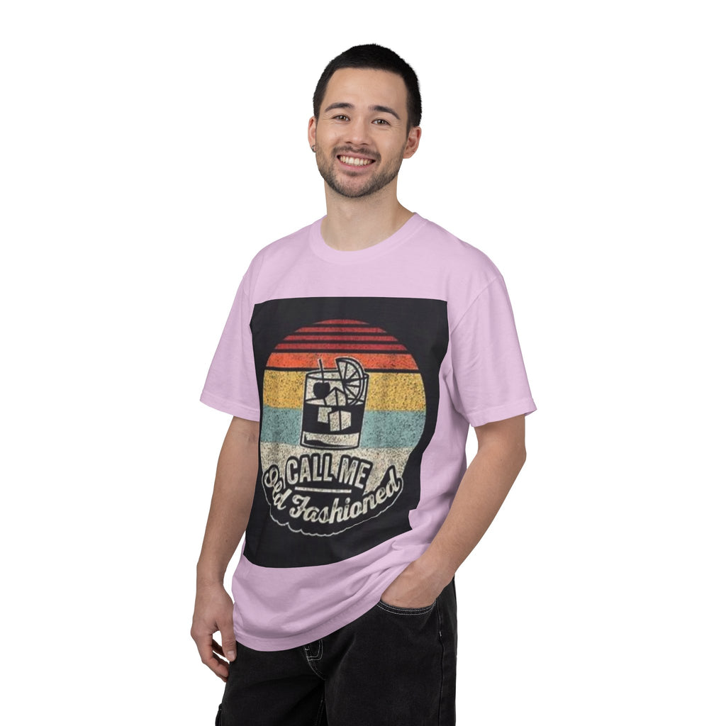 T-Shirt — "Call Me Old Fashioned" Retro Cocktail Graphic Tee