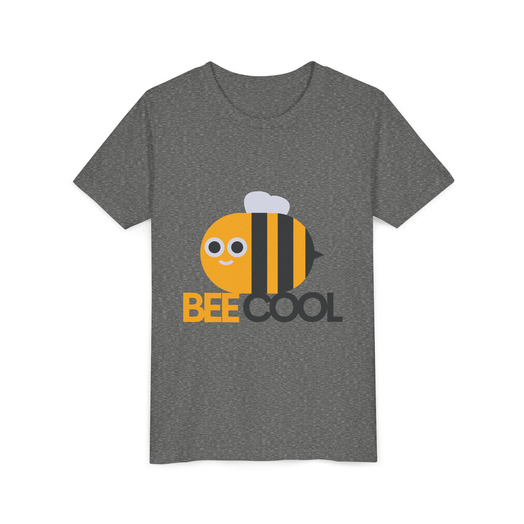 Bee Cool Kids Tee — Cute Bee Graphic Youth Short Sleeve Shirt