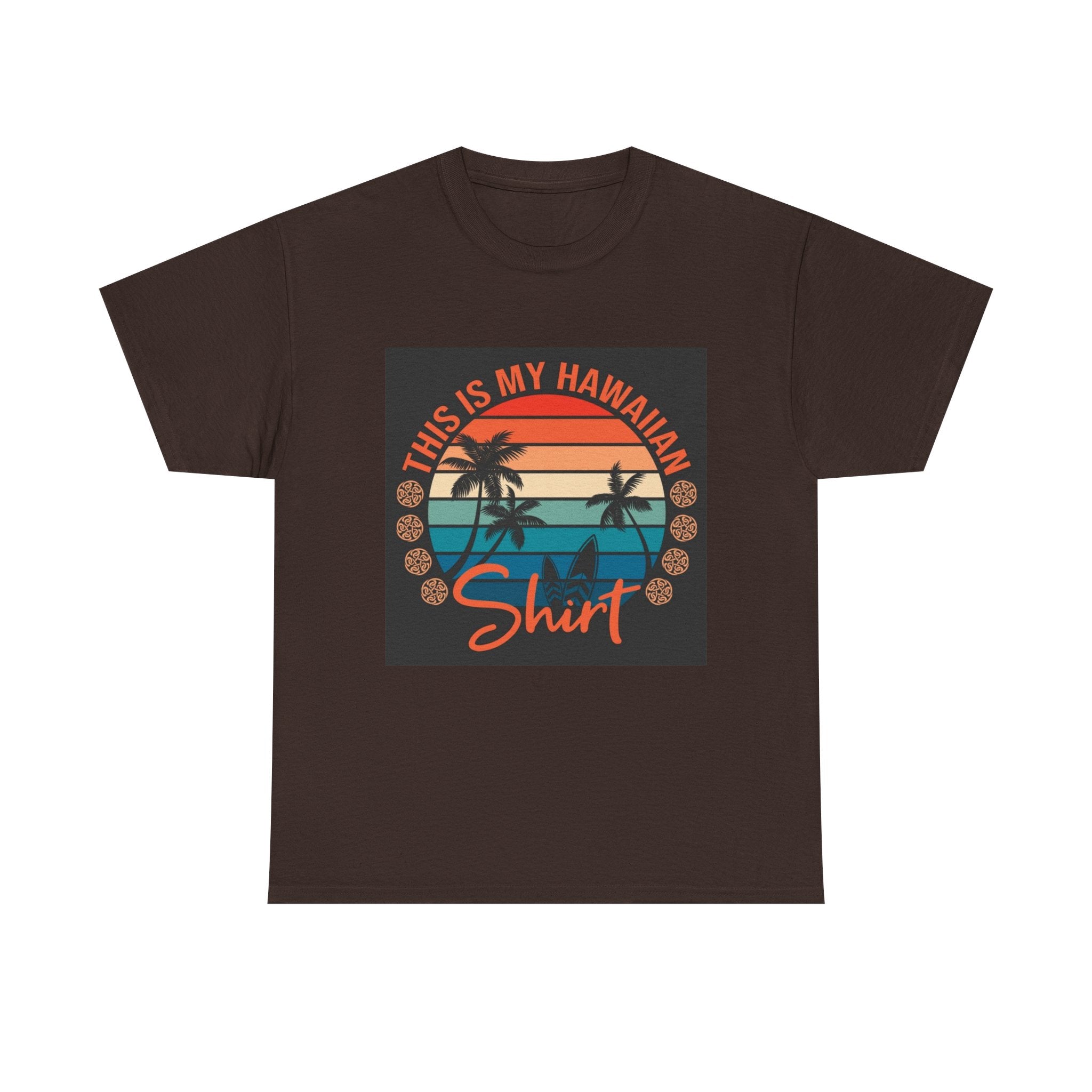 This Is My Hawaiian Shirt Tee — Vintage Sunset Palm Beach T-Shirt