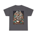 Coffee Cup T-Shirt — Whimsical Steaming Heart Coffee Design