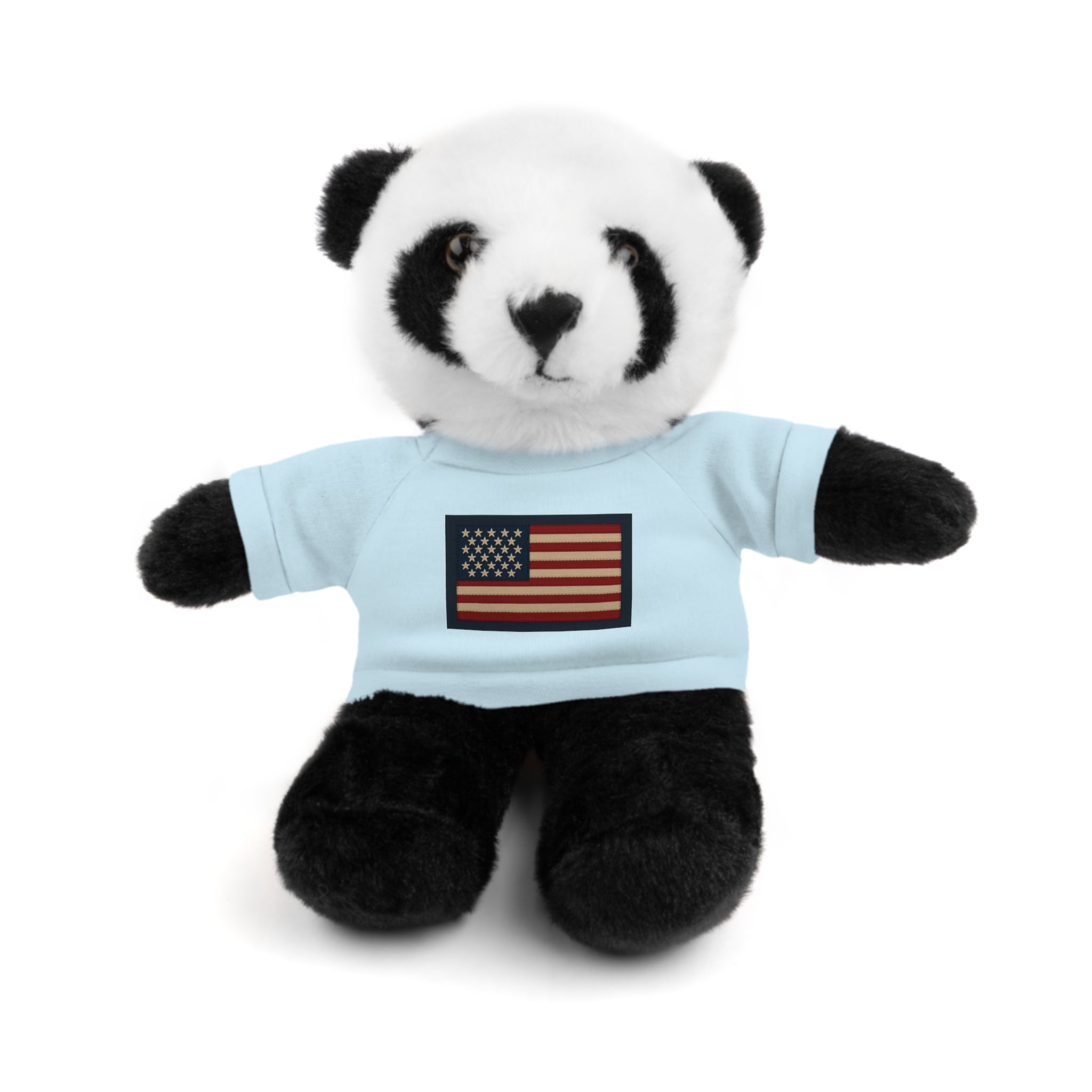 American Flag Teddy Bear with Tee — Patriotic Plush Gift