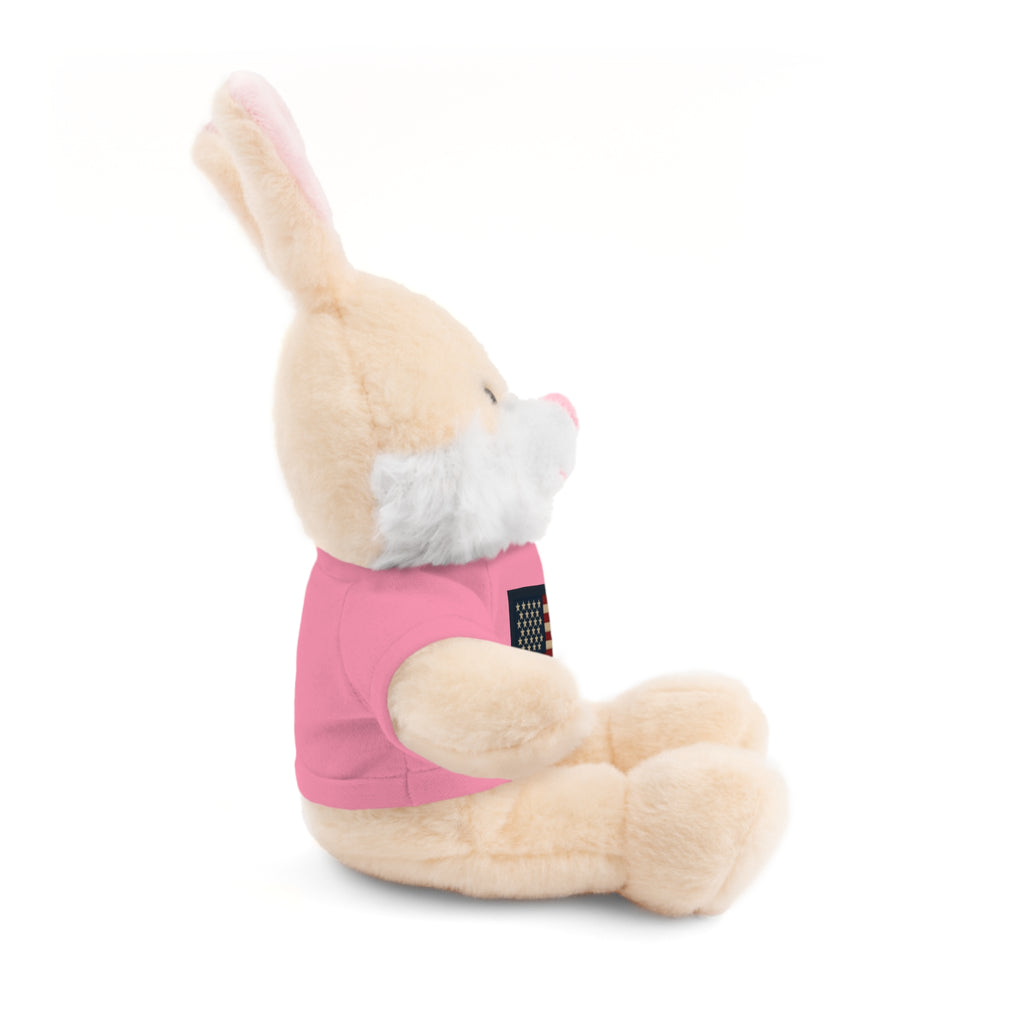 American Flag Teddy Bear with Tee — Patriotic Plush Gift