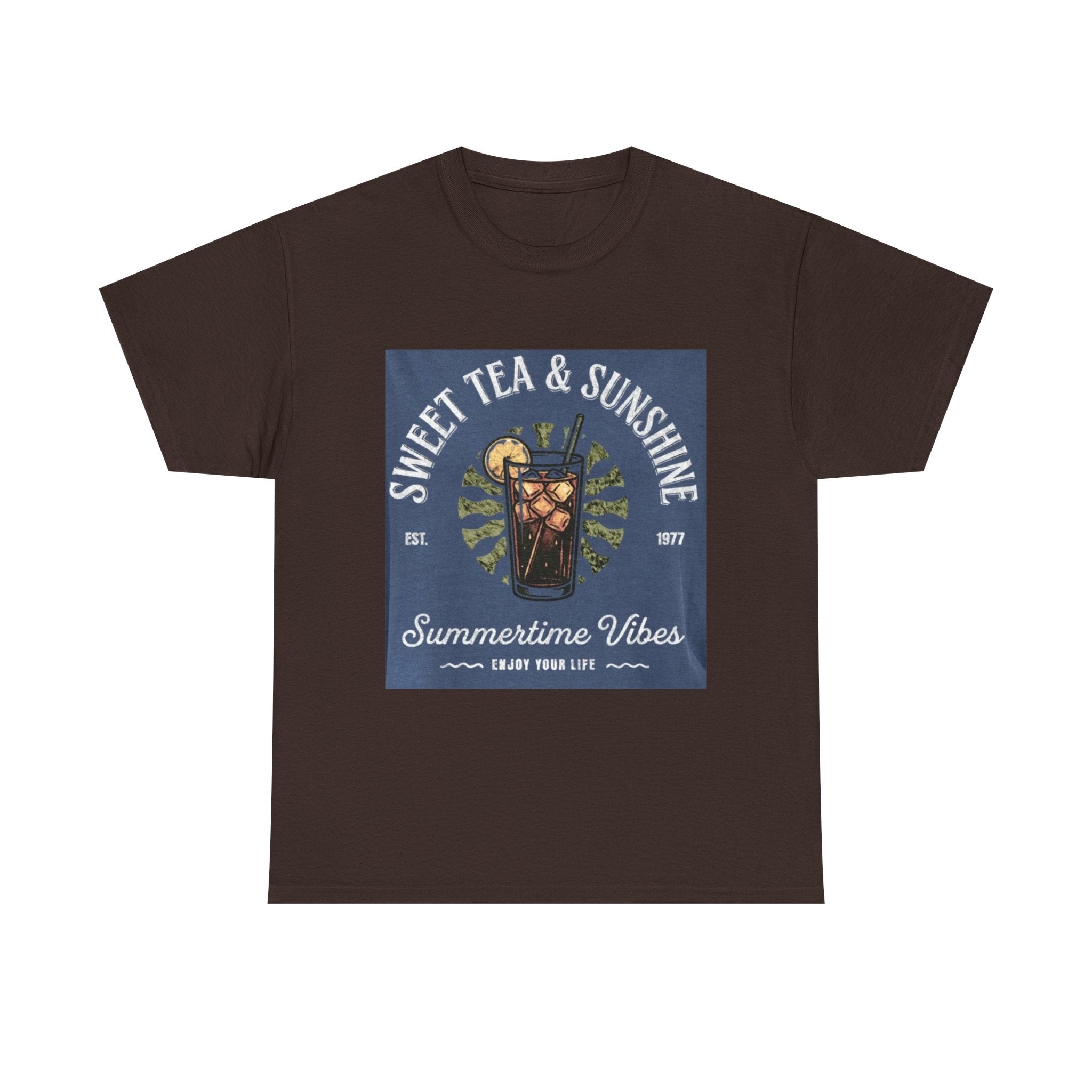 Sweet Tea & Sunshine Tee — Summertime Vibes Iced Tea Graphic T-Shirt