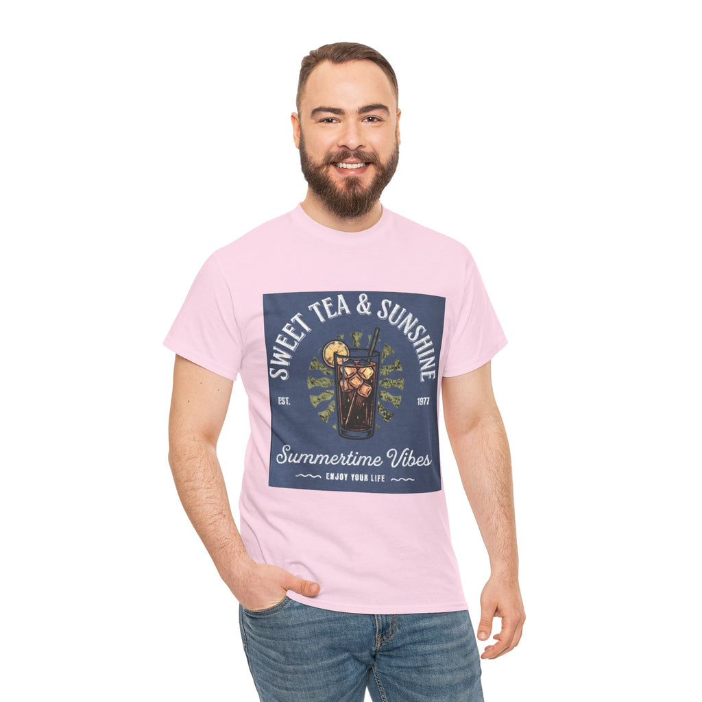 Sweet Tea & Sunshine Tee — Summertime Vibes Iced Tea Graphic T-Shirt