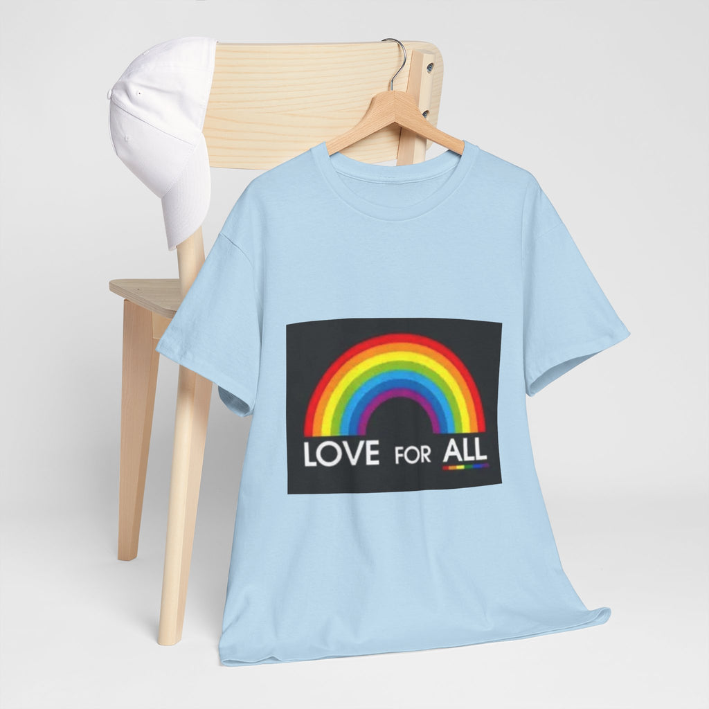 T-Shirt — 'Love For All' Rainbow Pride Tee
