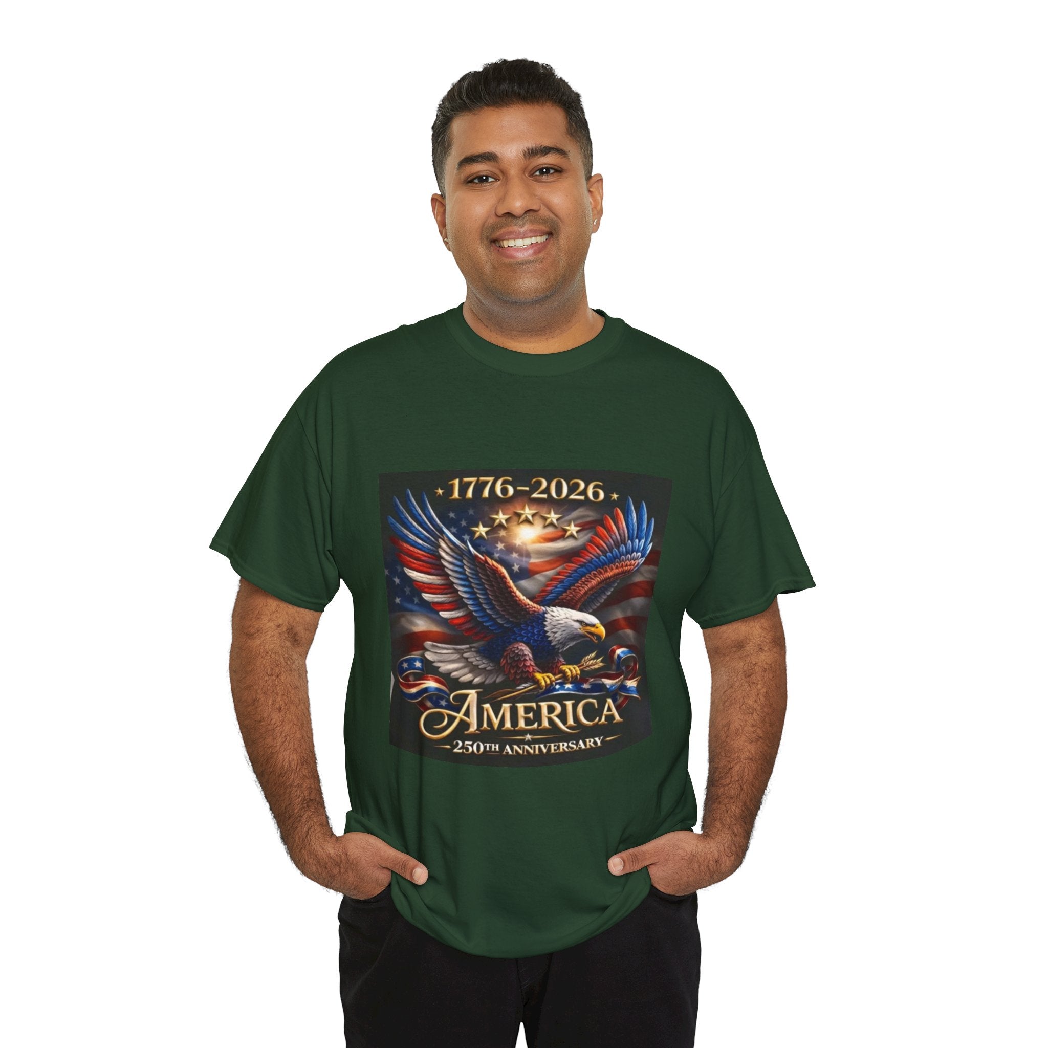 America 250th Anniversary T-Shirt — 1776–2026 Patriotic Eagle Tee