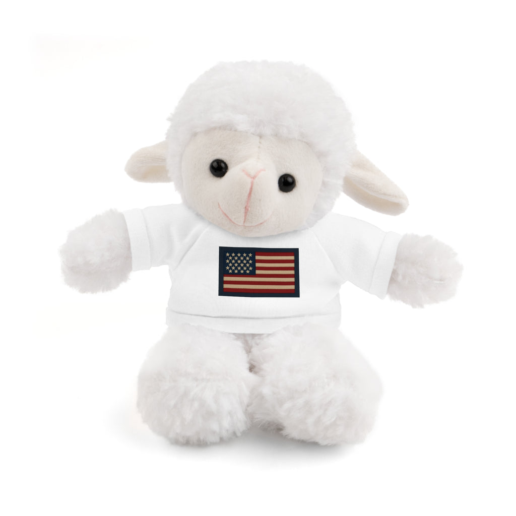 American Flag Teddy Bear with Tee — Patriotic Plush Gift