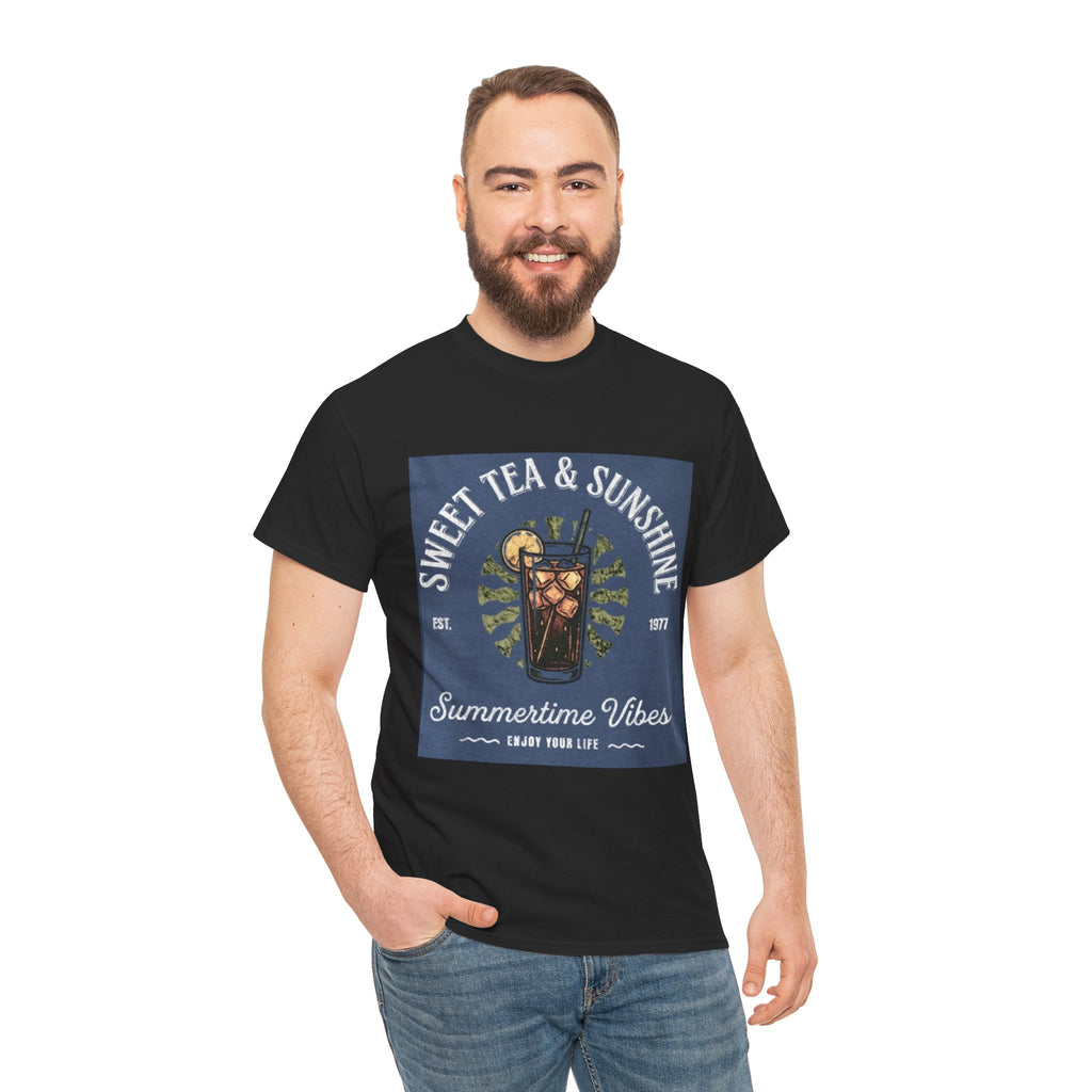Sweet Tea & Sunshine Tee — Summertime Vibes Iced Tea Graphic T-Shirt