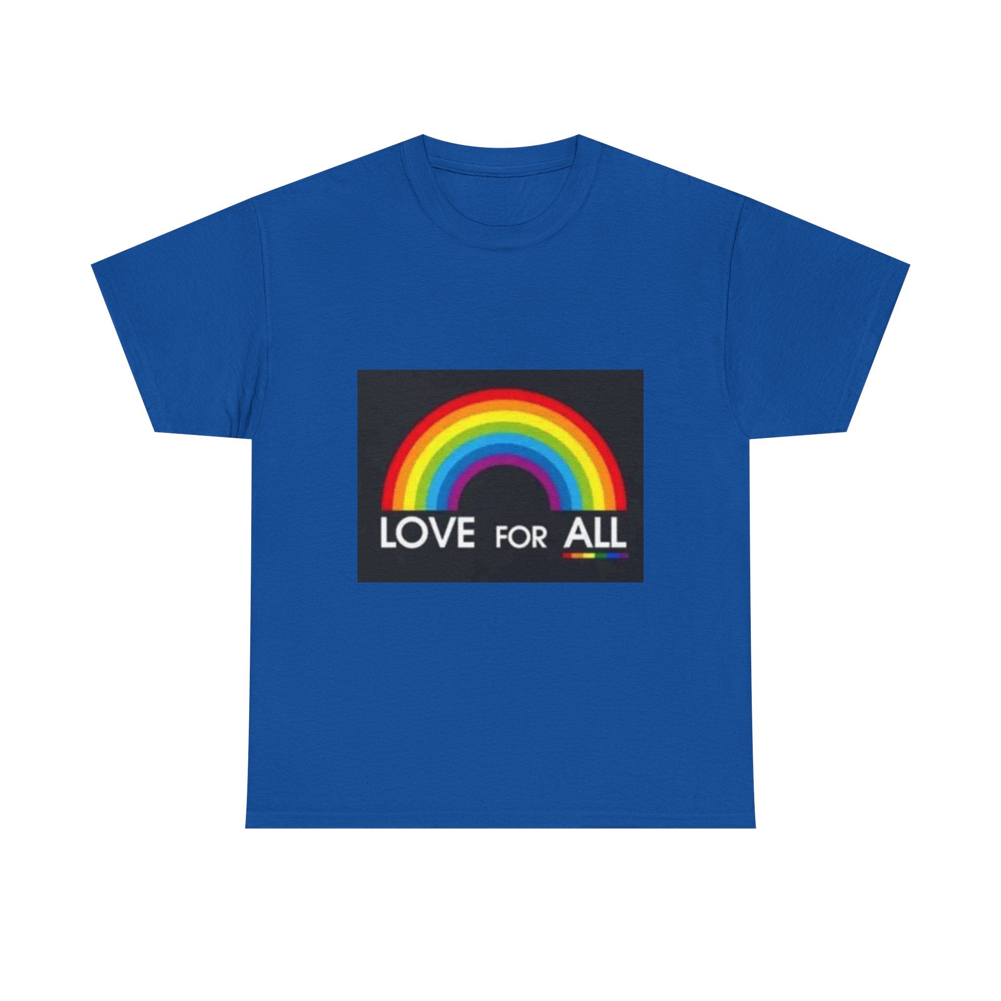 T-Shirt — 'Love For All' Rainbow Pride Tee