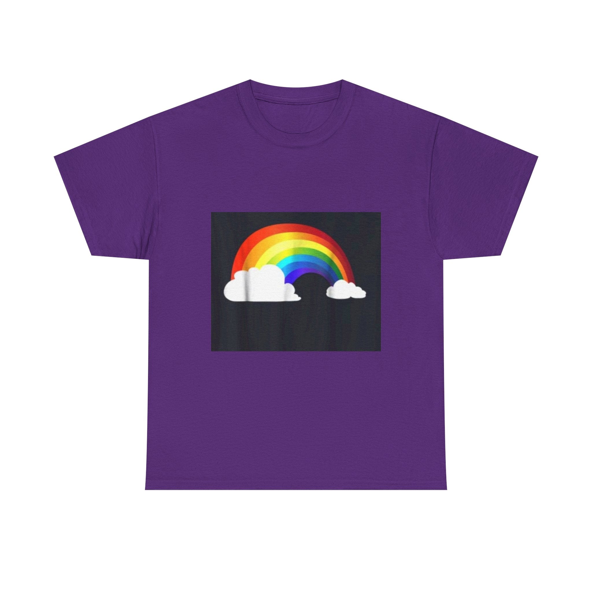 Rainbow Clouds T-Shirt — Bright Pride Graphic Tee
