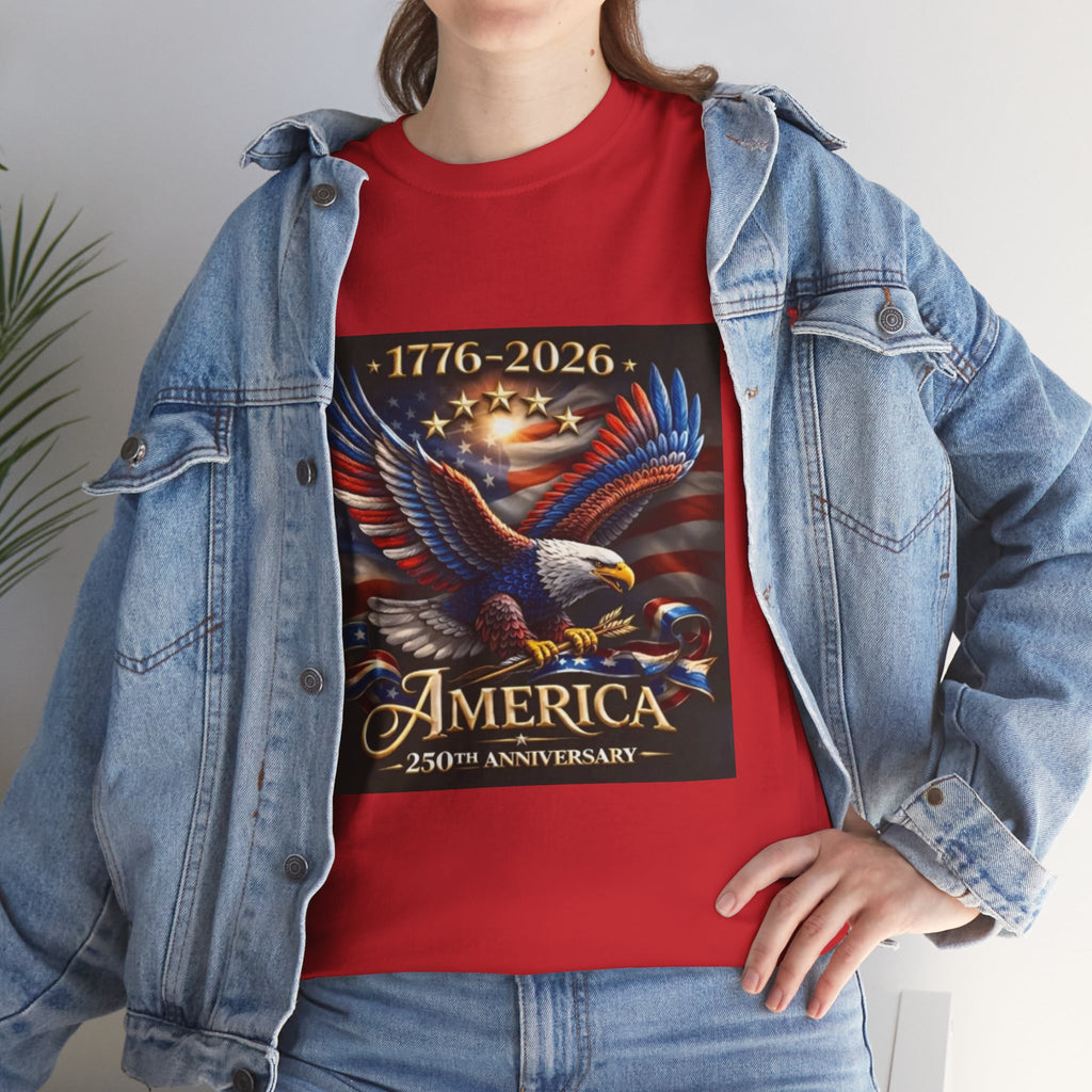America 250th Anniversary T-Shirt — 1776–2026 Patriotic Eagle Tee