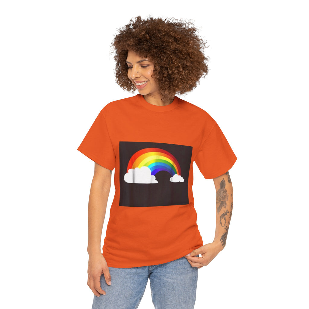 Rainbow Clouds T-Shirt — Bright Pride Graphic Tee