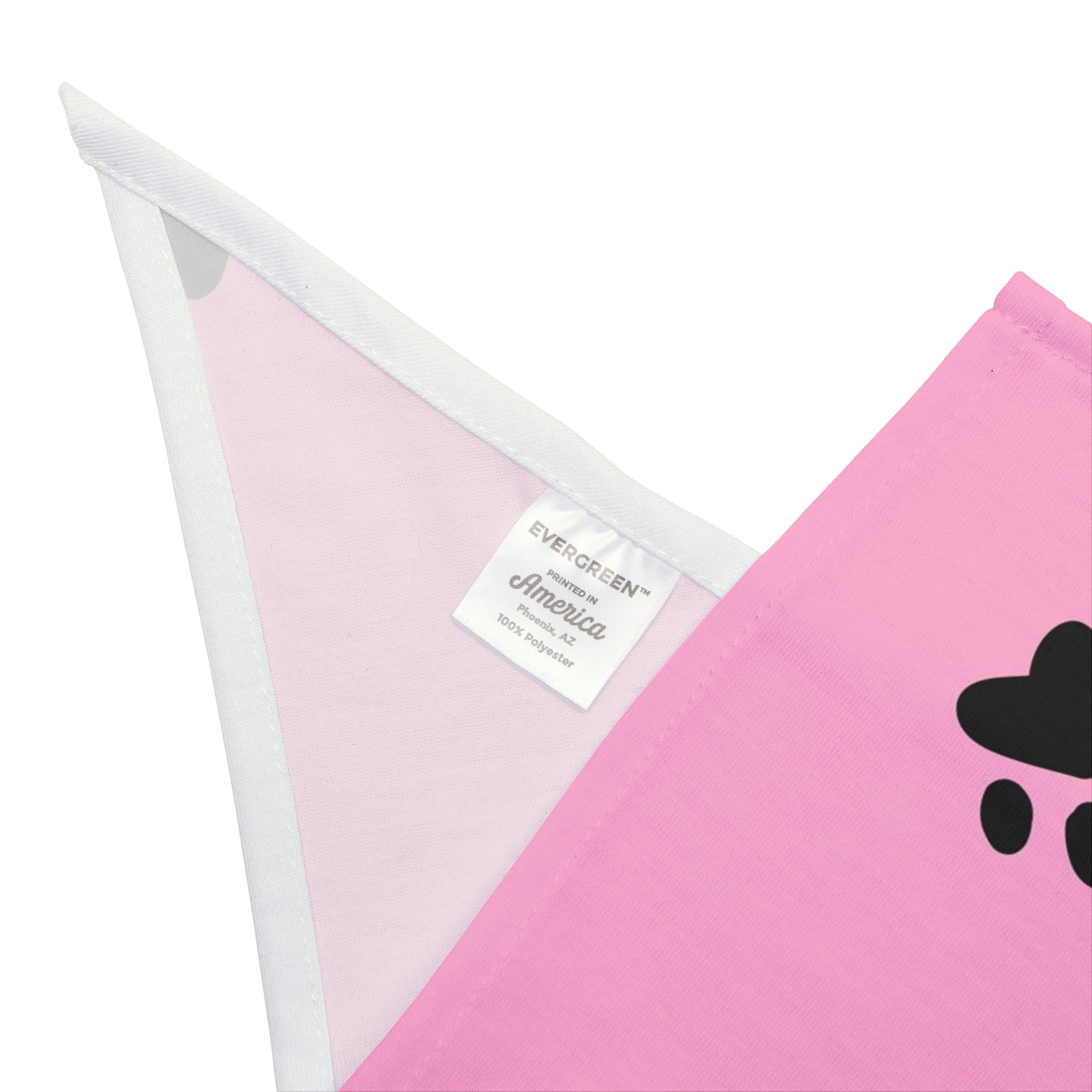 Pink Paw Print Pet Bandana - Cute Dog & Cat Scarf for Daily Wear, Photo Shoots & Gifts