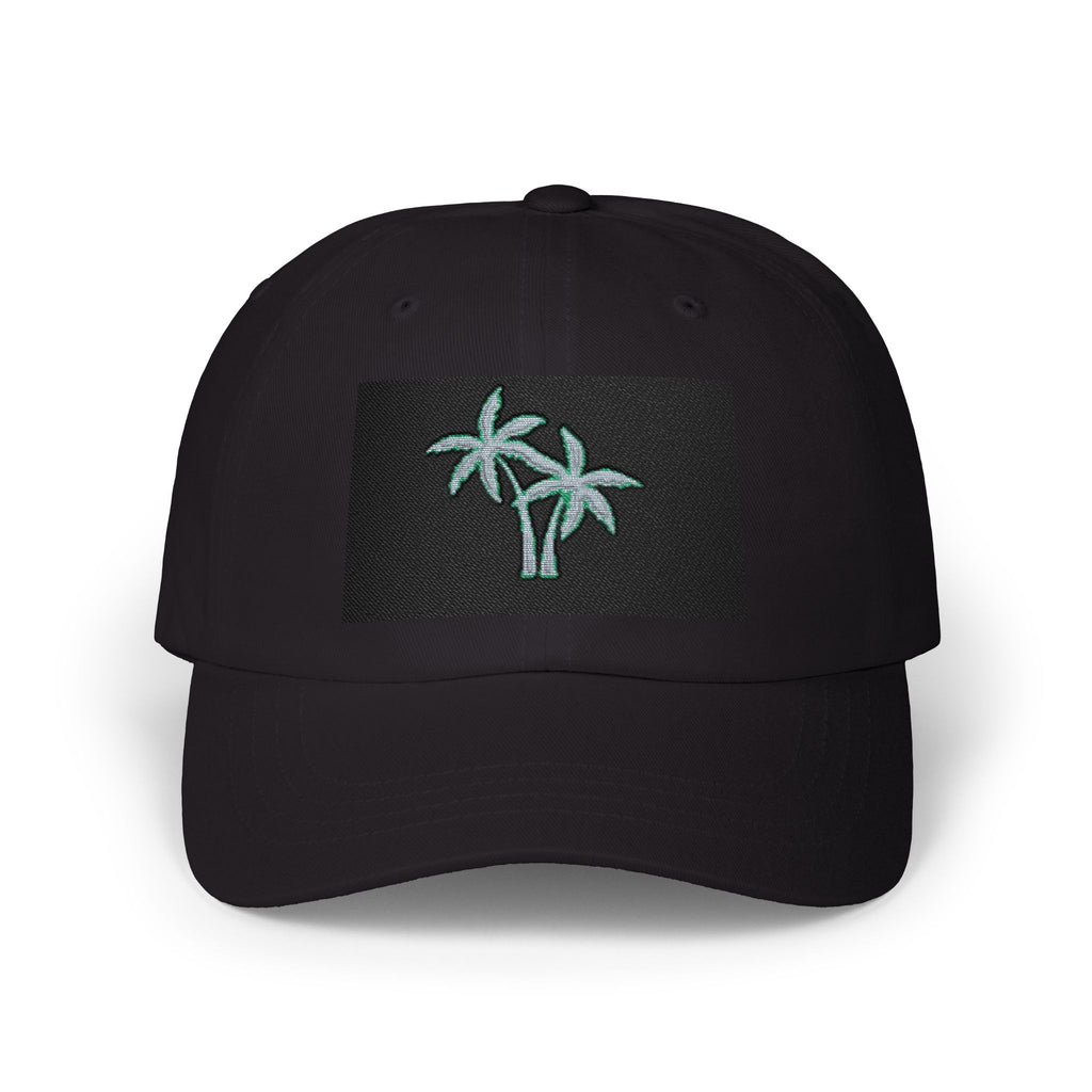 Embroidered Palm Tree Dad Cap – Tropical Beach Hat