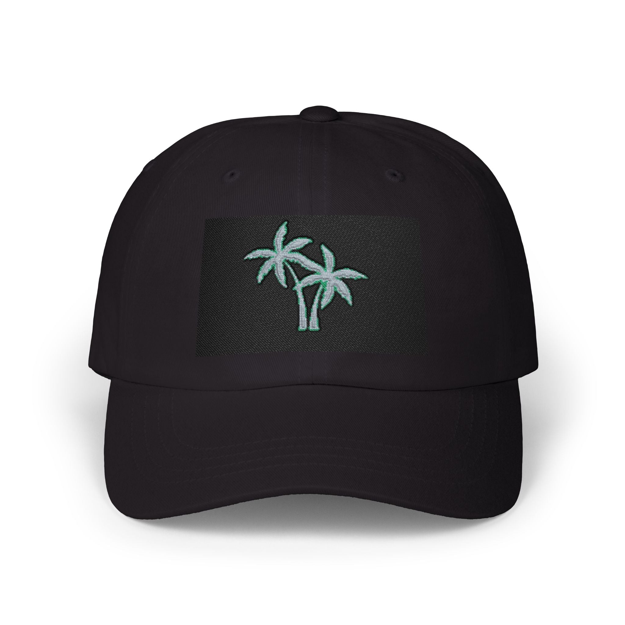 Embroidered Palm Tree Dad Cap – Tropical Beach Hat